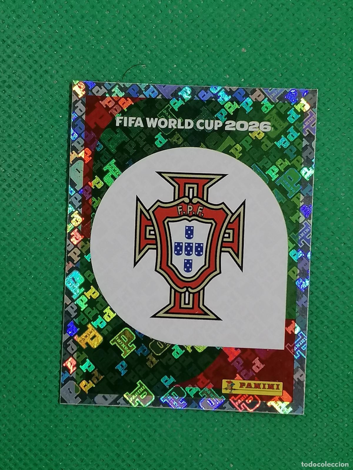 Cromos de f&uacute;tbol: POR 1 POR1 ESCUDO PORTUGAL ⚽ PANINI FIFA MUNDIAL WORLD CUP 26 2026 STICKER ⚽