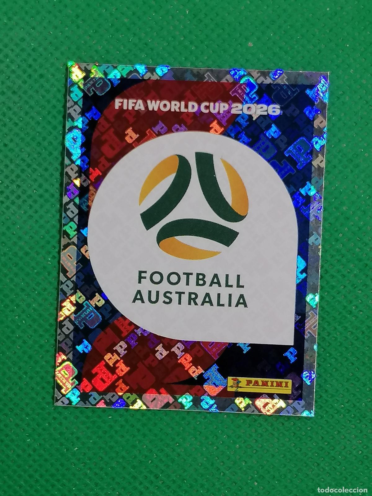 Cromos de f&uacute;tbol: AUS 1 AUS1 ESCUDO AUSTRALIA ⚽ PANINI FIFA MUNDIAL WORLD CUP 26 2026 STICKER ⚽