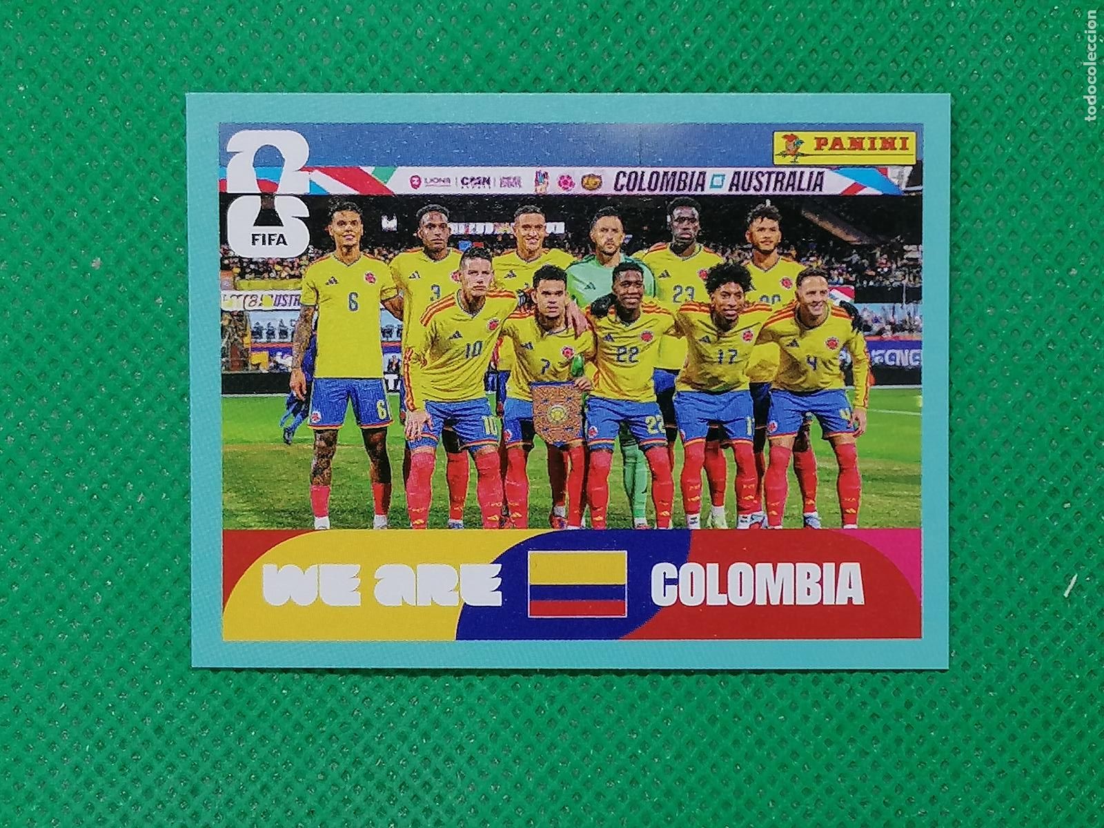 Cromos de f&uacute;tbol: COL 13 COL13 PLANTILLA COLOMBIA ⚽ PANINI FIFA MUNDIAL WORLD CUP 26 2026 STICKER ⚽