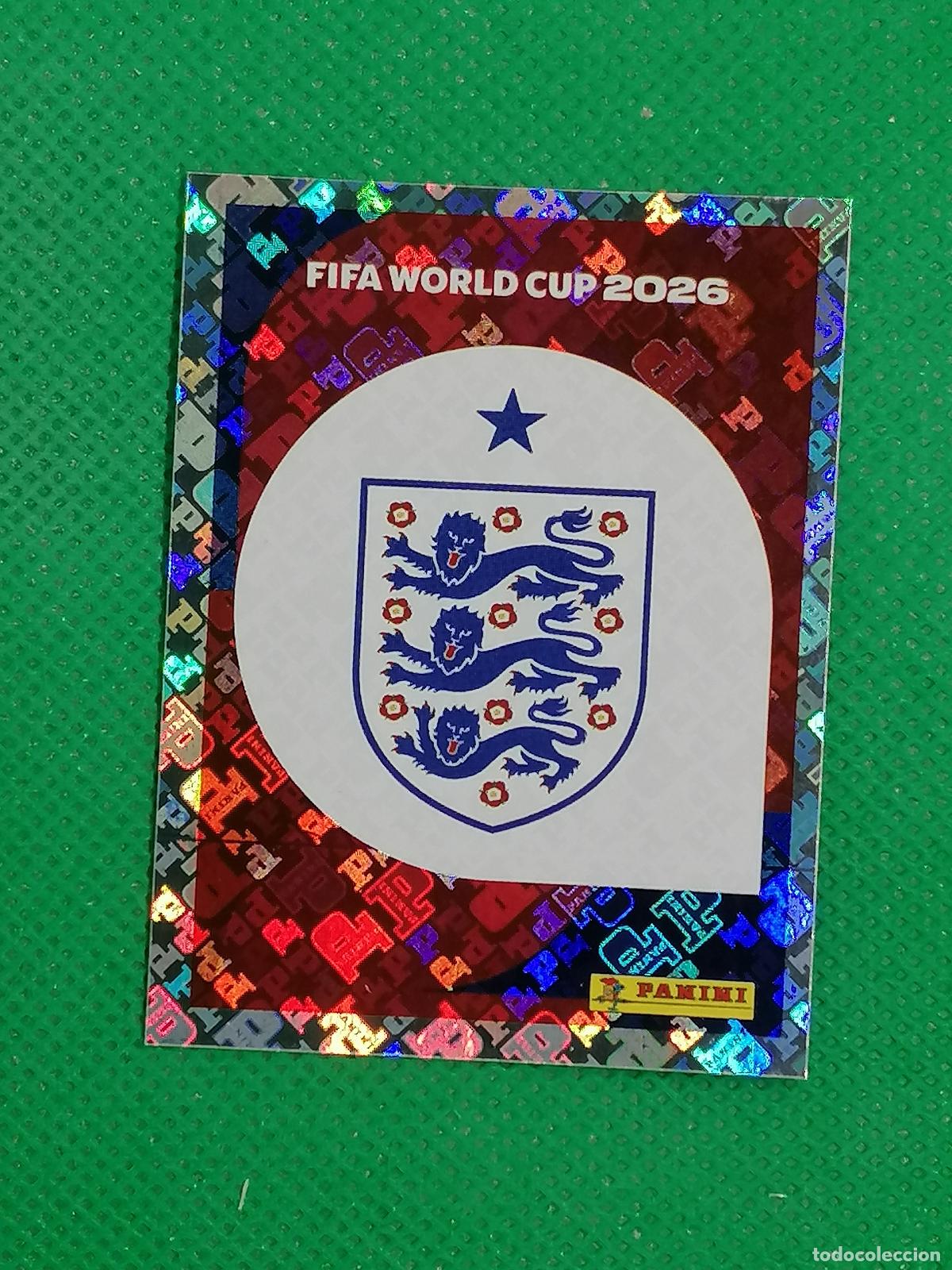 Cromos de f&uacute;tbol: ENG 1 ENG1 ESCUDO INGLATERRA ⚽ PANINI FIFA MUNDIAL WORLD CUP 26 2026 STICKER ⚽