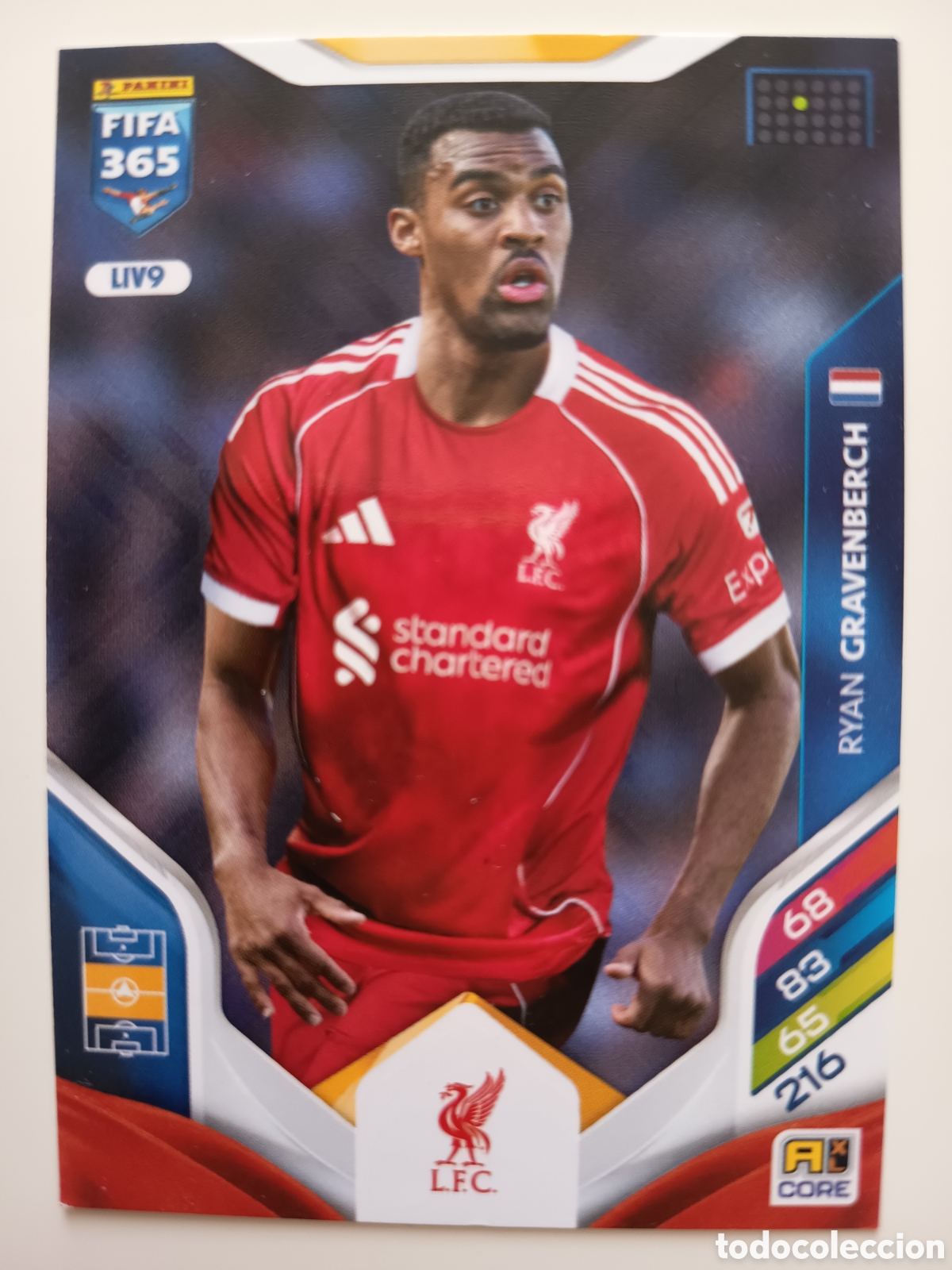 Cromos de f&uacute;tbol: LIV9 Ryan Gravenberch adrenalyn FIFA 365 2025-2026