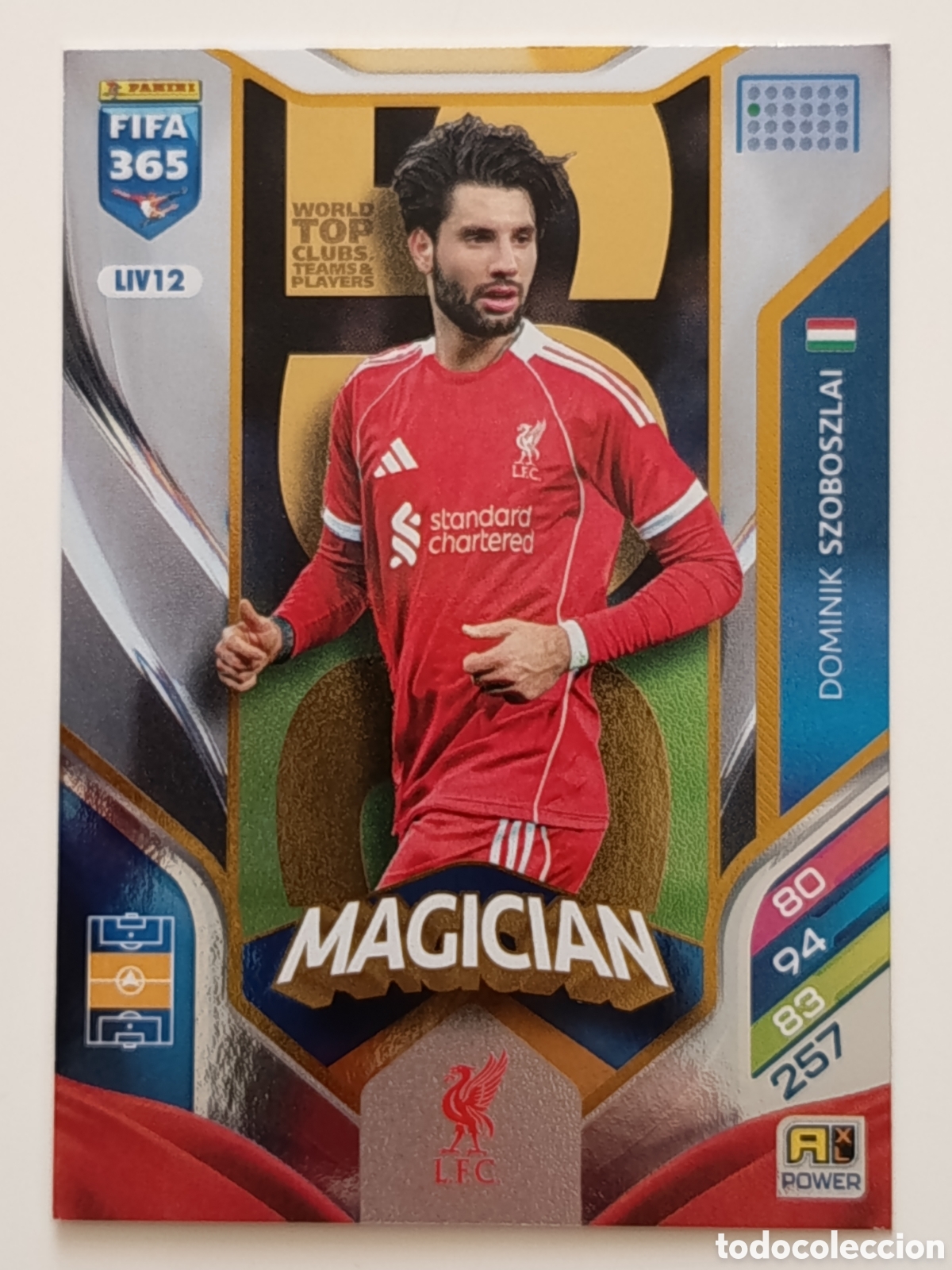 Cromos de f&uacute;tbol: LIV12 Dominik Szoboszlai adrenalyn FIFA 365 2025-2026