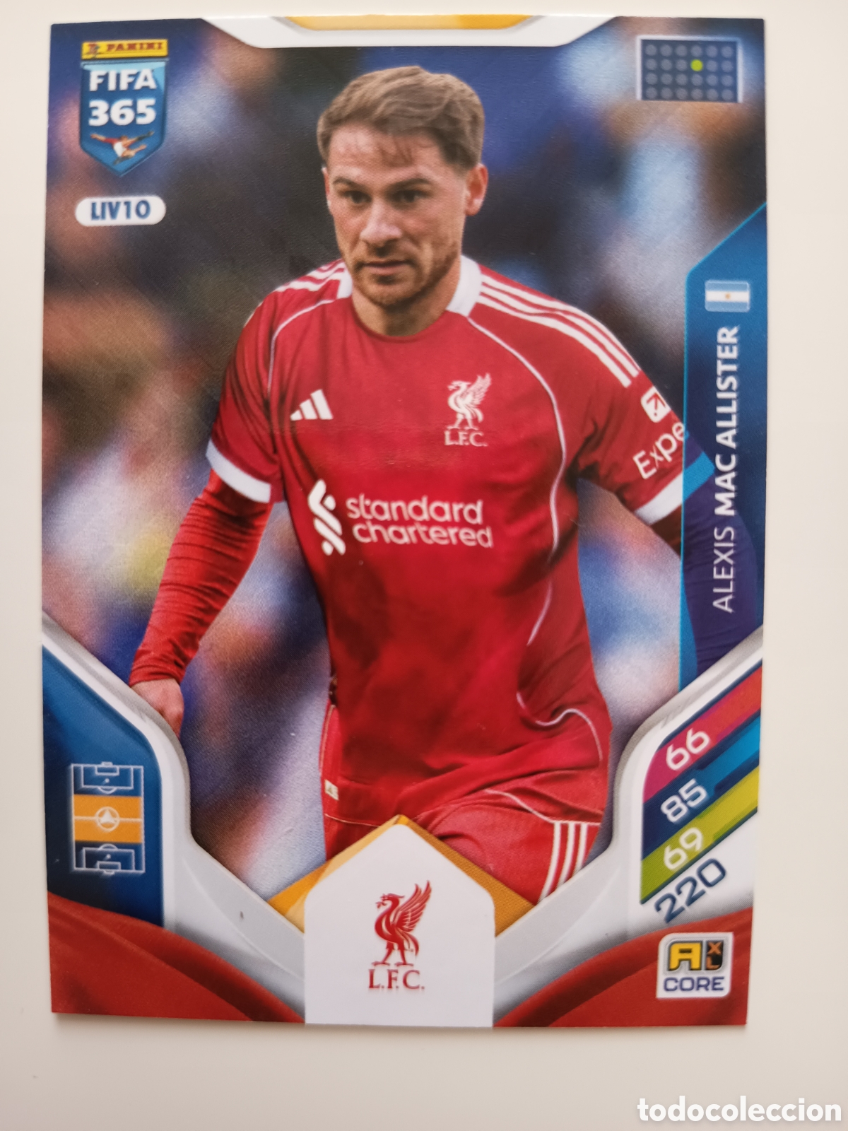 Figurine di Calcio: LIV10 Alexis Mac Allister adrenalyn FIFA 365 2025-2026