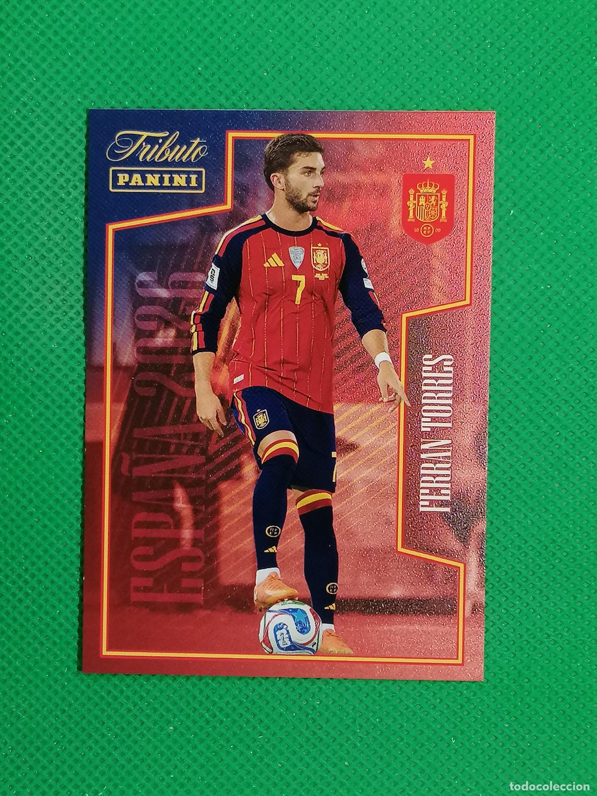 Cromos de f&uacute;tbol: 66 FERRAN TORRES ⚽PANINI TRIBUTO SELECCION ESPA&Ntilde;OLA ESPA&Ntilde;A CARD 26 2026⚽