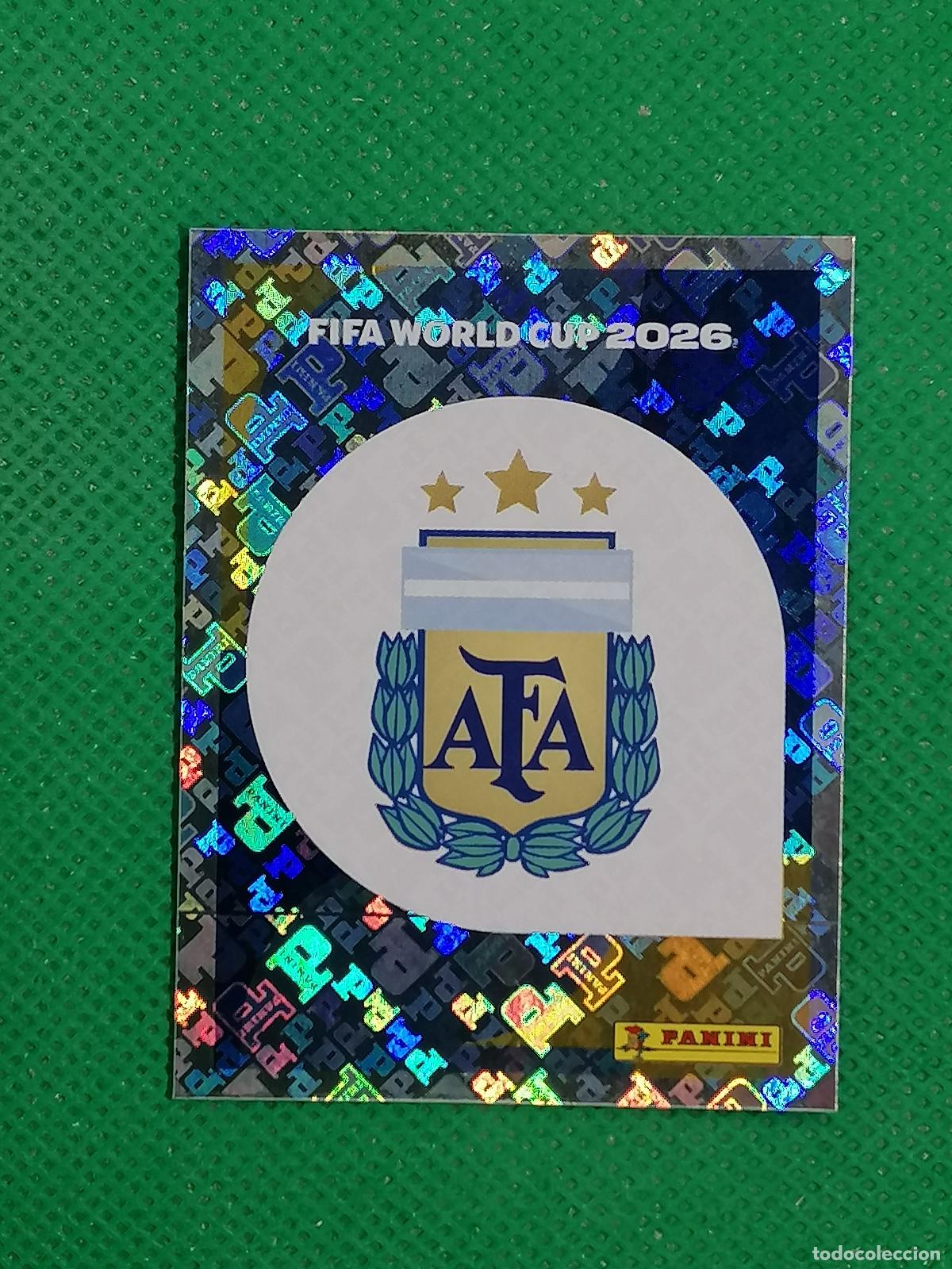 Cromos de f&uacute;tbol: ARG 1 ARG1 ESCUDO ARGENTINA ⚽ PANINI FIFA MUNDIAL WORLD CUP 26 2026 STICKER ⚽