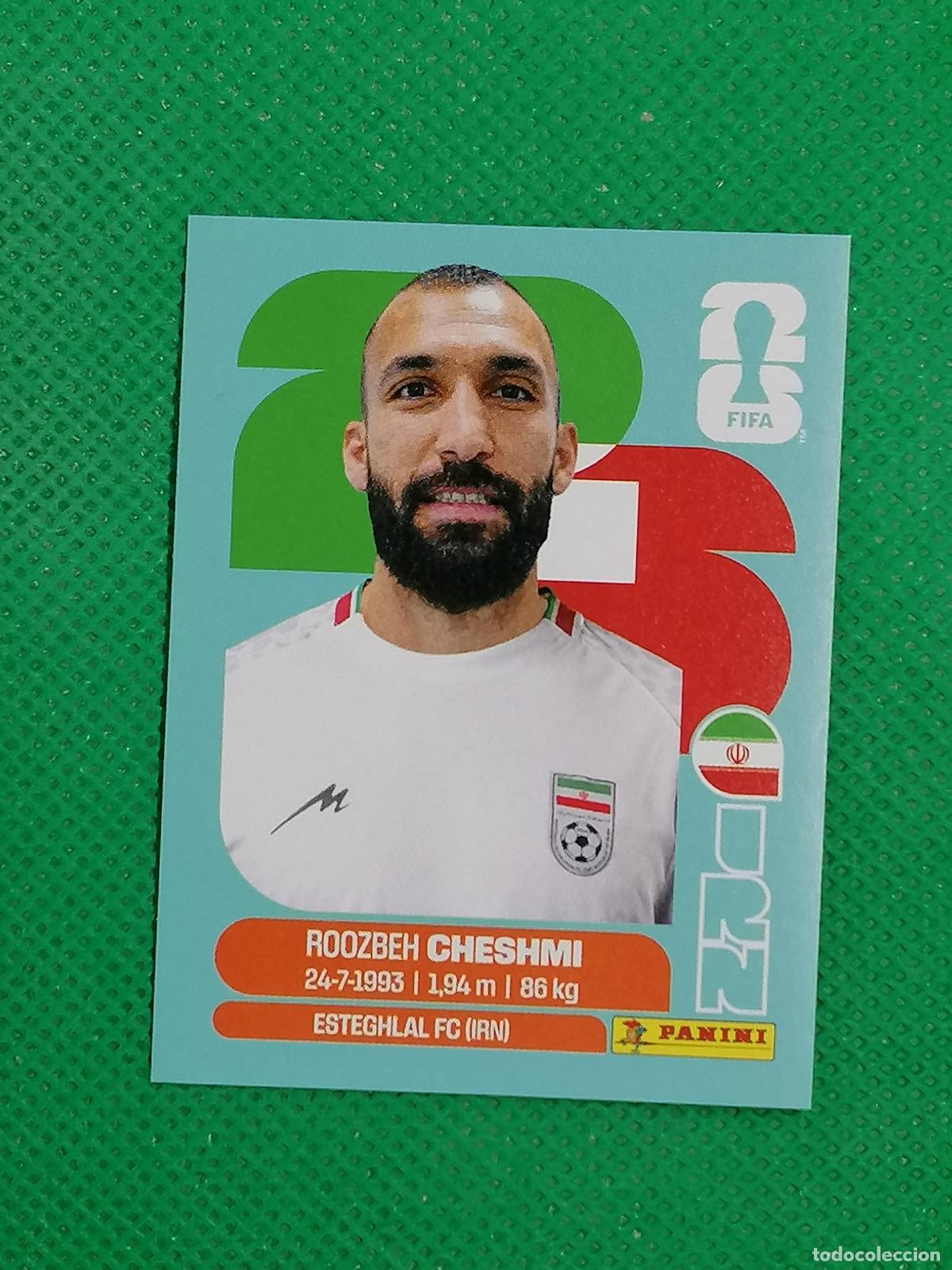 Cromos de f&uacute;tbol: IRN 15 IRN15 ROOZBEH CHESHMI IRAN ⚽ PANINI FIFA MUNDIAL WORLD CUP 26 2026 STICKER ⚽