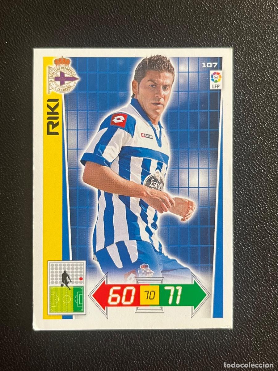 Cromos de f&uacute;tbol: 107 RIKI DEPORTIVO DE A CORU&Ntilde;A DEPOR ADRENALYN 2012 2013 CROMO PANINI LA LIGA 12 13