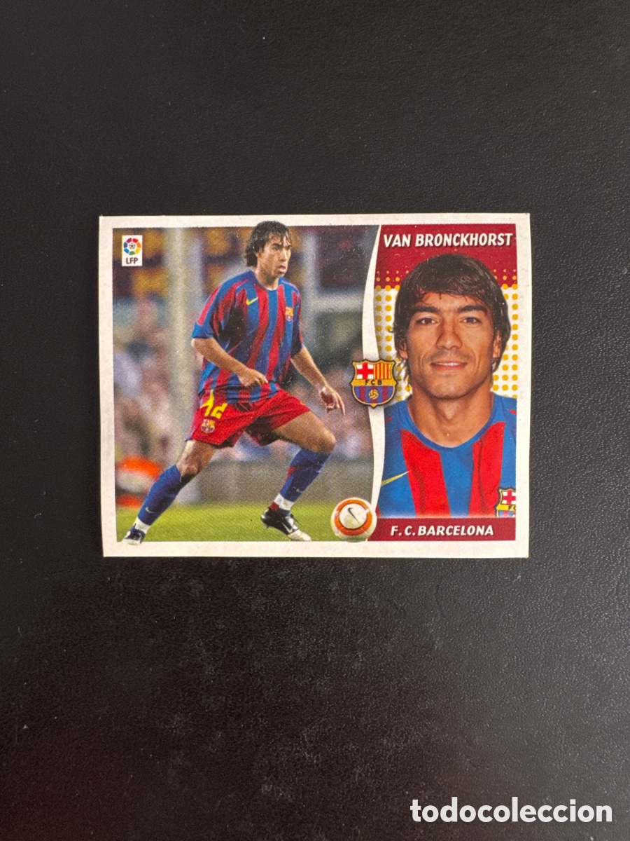 Cromos de f&uacute;tbol: VAN BRONCKHORST BARCELONA LIGA ESTE 2006 2007