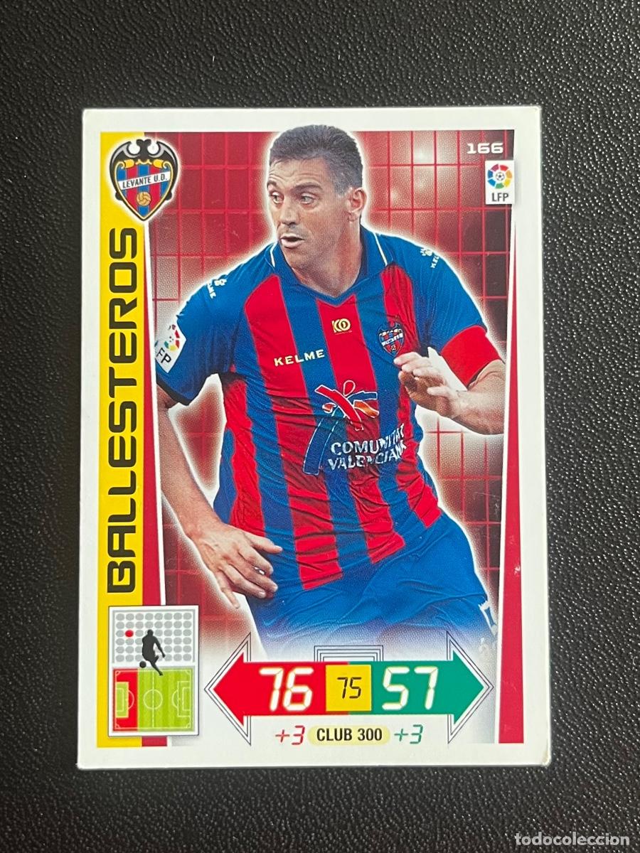 Cromos de f&uacute;tbol: 166 BALLESTEROS UD LEVANTE ADRENALYN 2012 2013 CROMO PANINI LA LIGA 12 13