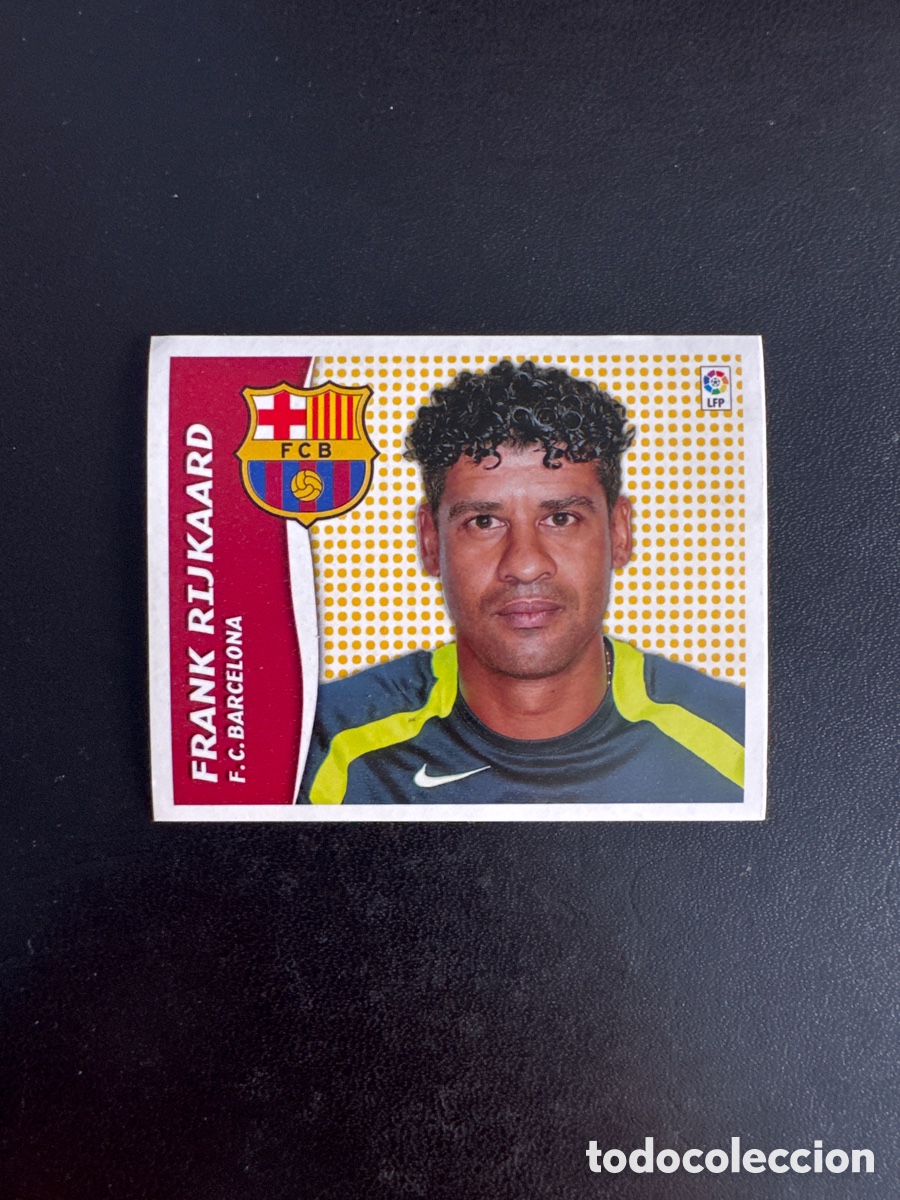 Cromos de f&uacute;tbol: ROJKAARD ENTRENADOR BARCELONA LIGA ESTE 2006 2007