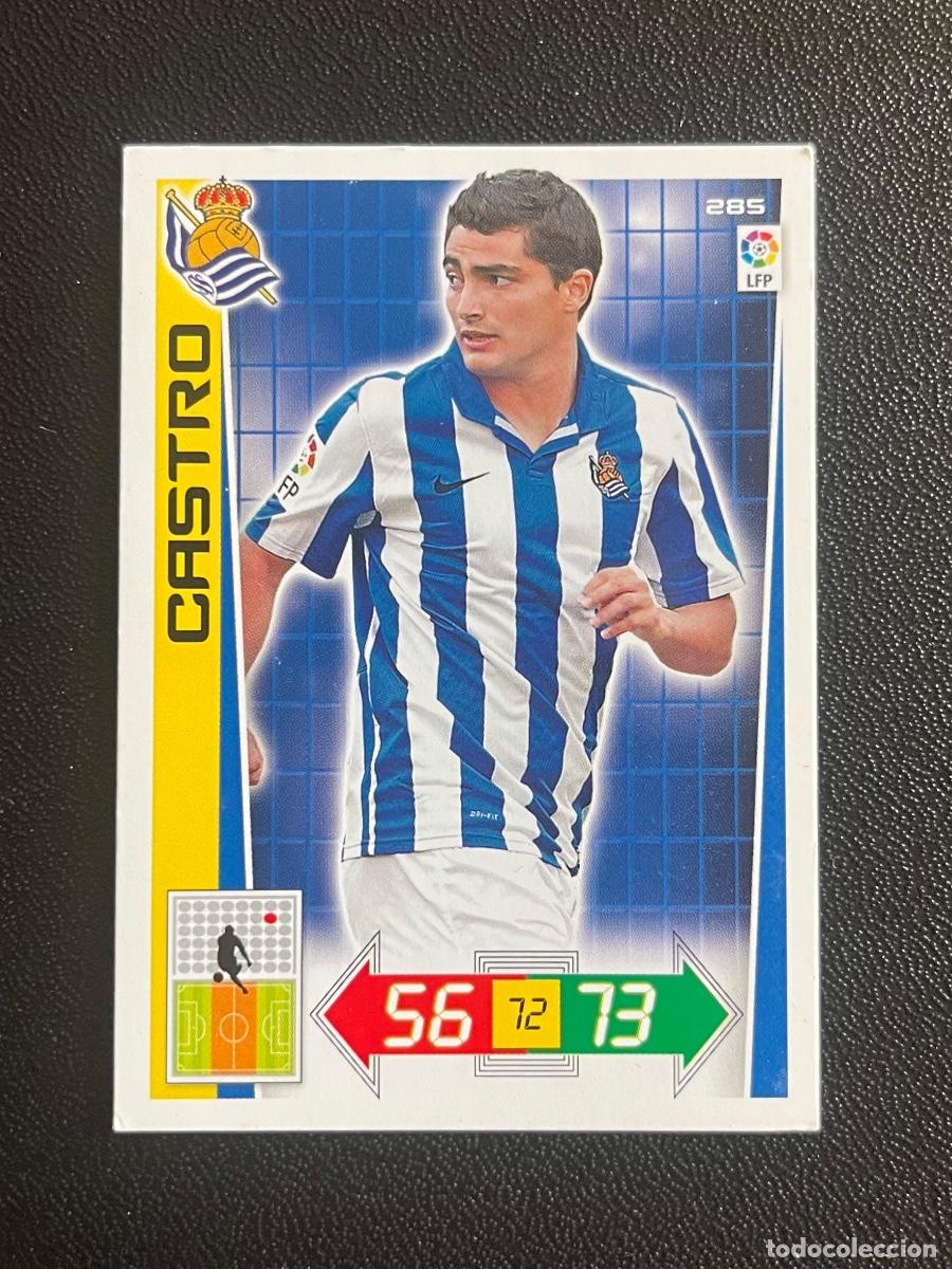 Cromos de f&uacute;tbol: 285 CASTRO REAL SOCIEDAD ADRENALYN 2012 2013 CROMO PANINI LA LIGA 12 13