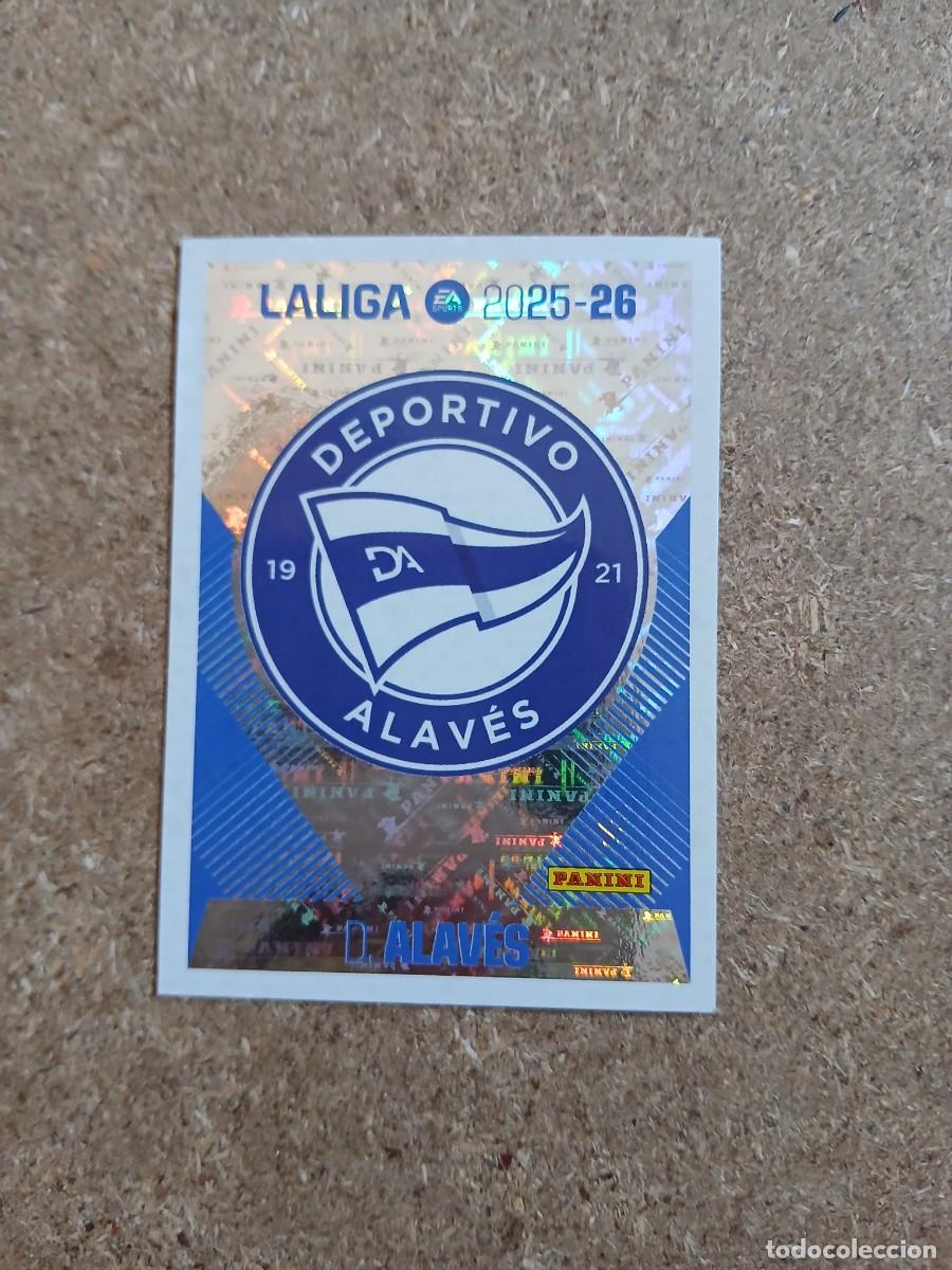 Cromos de f&uacute;tbol: ESCUDO DEPORTIVO ALAVES - DEPORTIVO ALAVES N&ordm; 1 LIGA ESTE 2025 2026 - 25 26