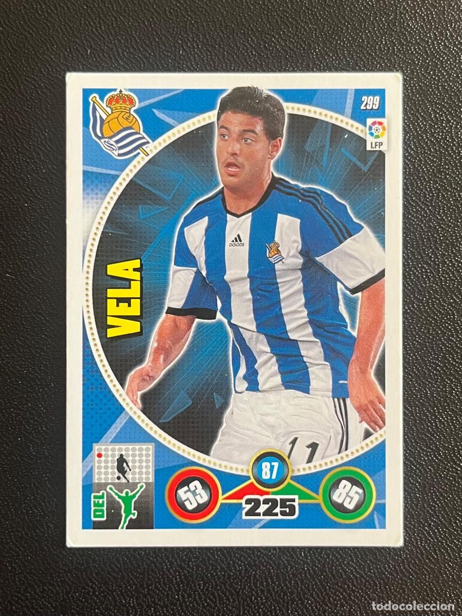 Cromos de f&uacute;tbol: 299 CARLOS VELA REAL SOCIEDAD ADRENALYN 2014 2015 CROMO PANINI LA LIGA 14 15