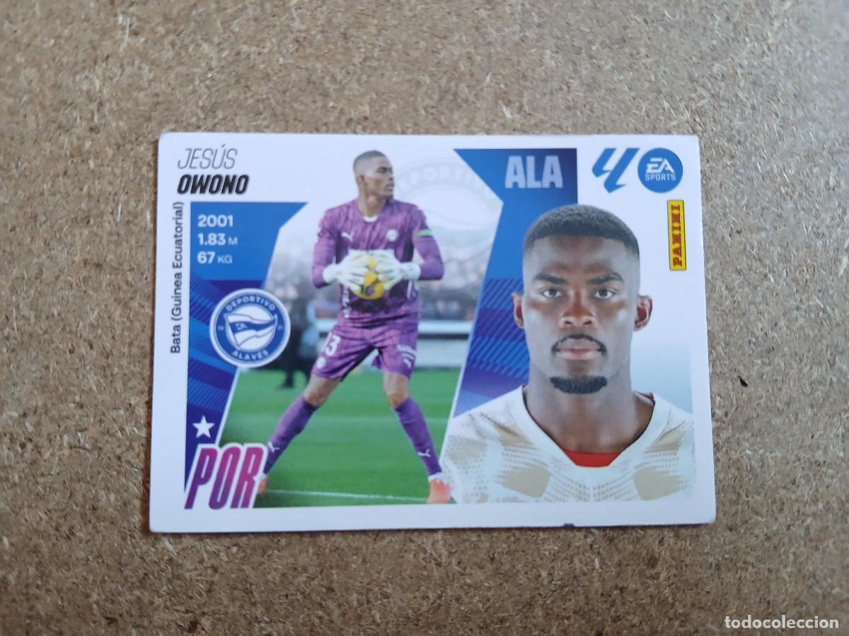 Cromos de f&uacute;tbol: JESUS OWONO - DEPORTIVO ALAVES N&ordm; 4 LIGA ESTE 2025 2026 - 25 26