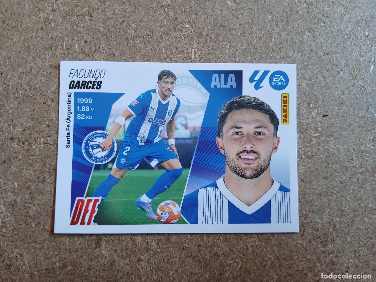 Cromos de f&uacute;tbol: FACUNDO GARCES - DEPORTIVO ALAVES N&ordm; 7 LIGA ESTE 2025 2026 - 25 26