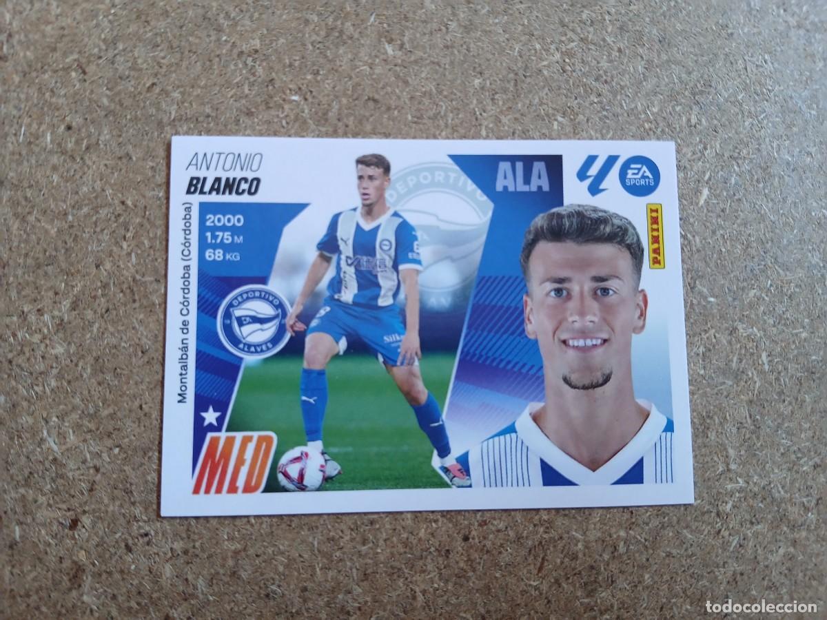 Cromos de f&uacute;tbol: ANTONIO BLANCO - DEPORTIVO ALAVES N&ordm; 14 LIGA ESTE 2025 2026 - 25 26
