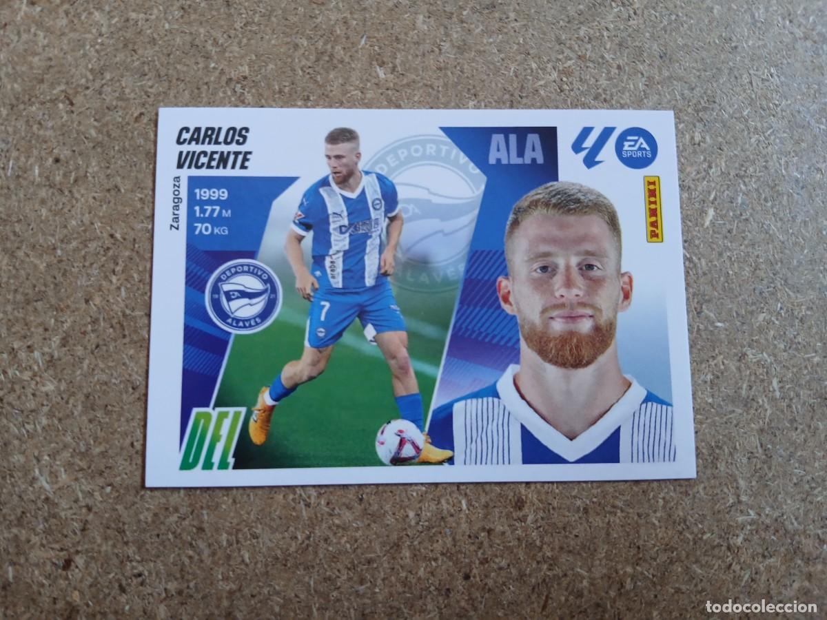 Cromos de f&uacute;tbol: CARLOS VICENTE - DEPORTIVO ALAVES N&ordm; 17 LIGA ESTE 2025 2026 - 25 26