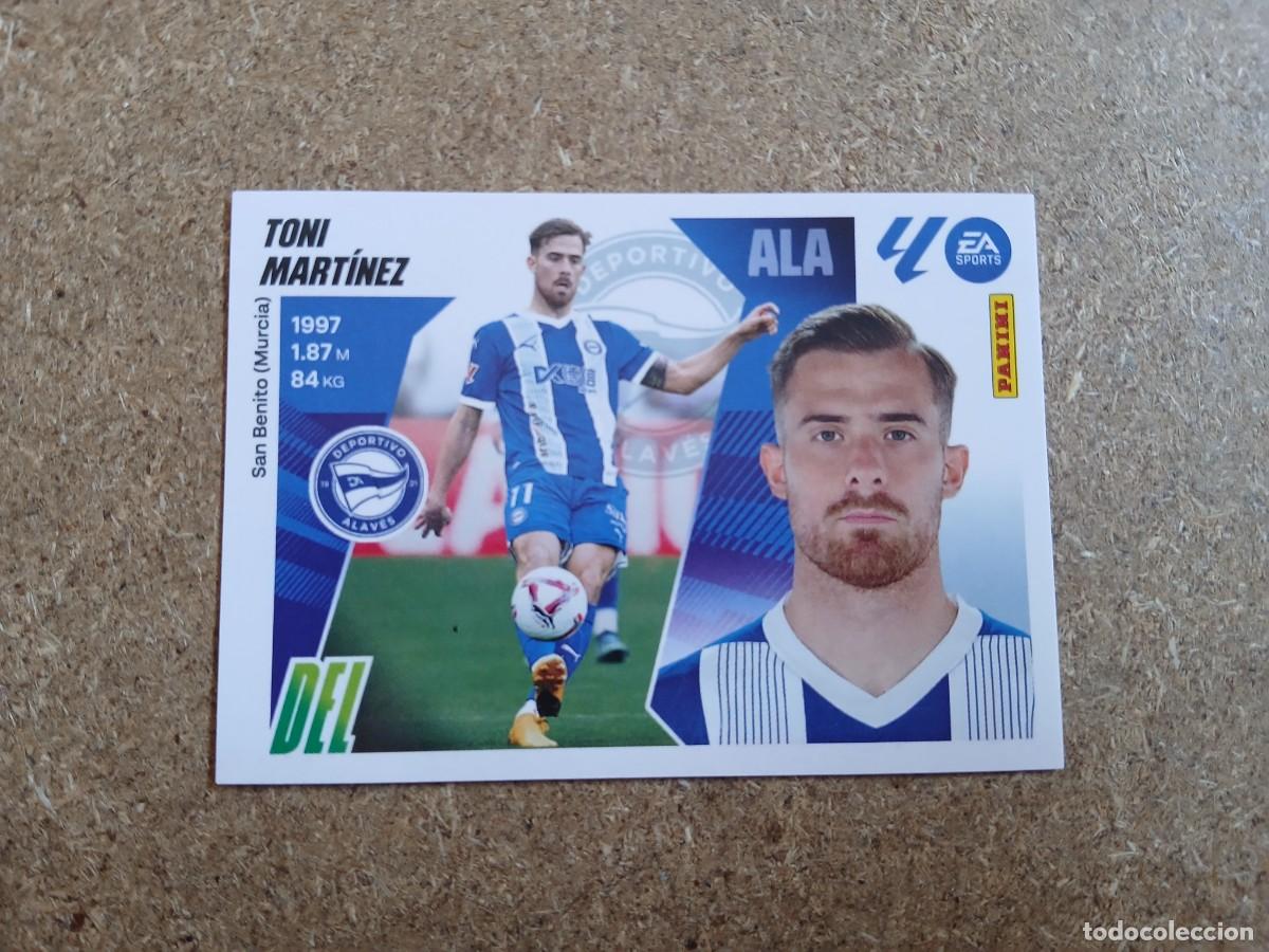 Cromos de f&uacute;tbol: TONI MARTINEZ - DEPORTIVO ALAVES N&ordm; 18 LIGA ESTE 2025 2026 - 25 26