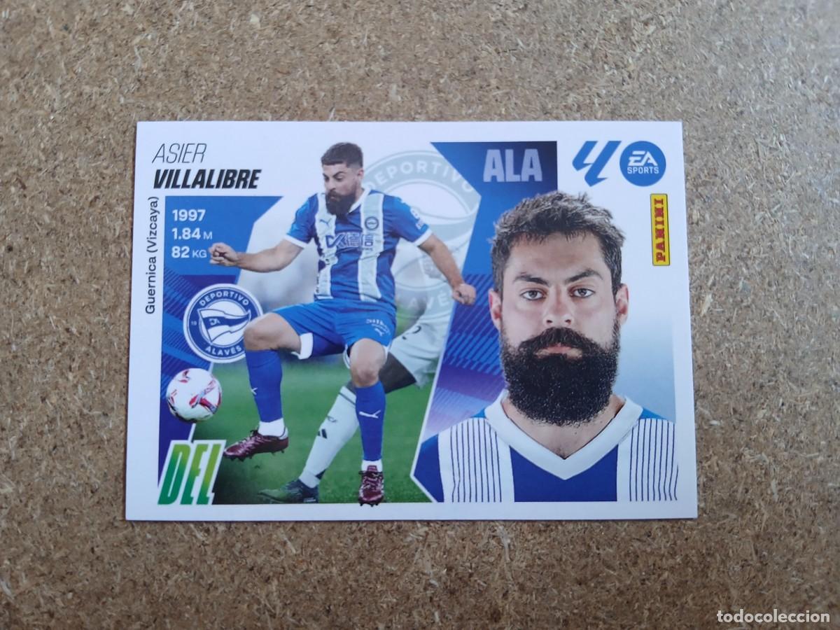 Cromos de f&uacute;tbol: ASIER VILLALIBRE - DEPORTIVO ALAVES N&ordm; 20 LIGA ESTE 2025 2026 - 25 26