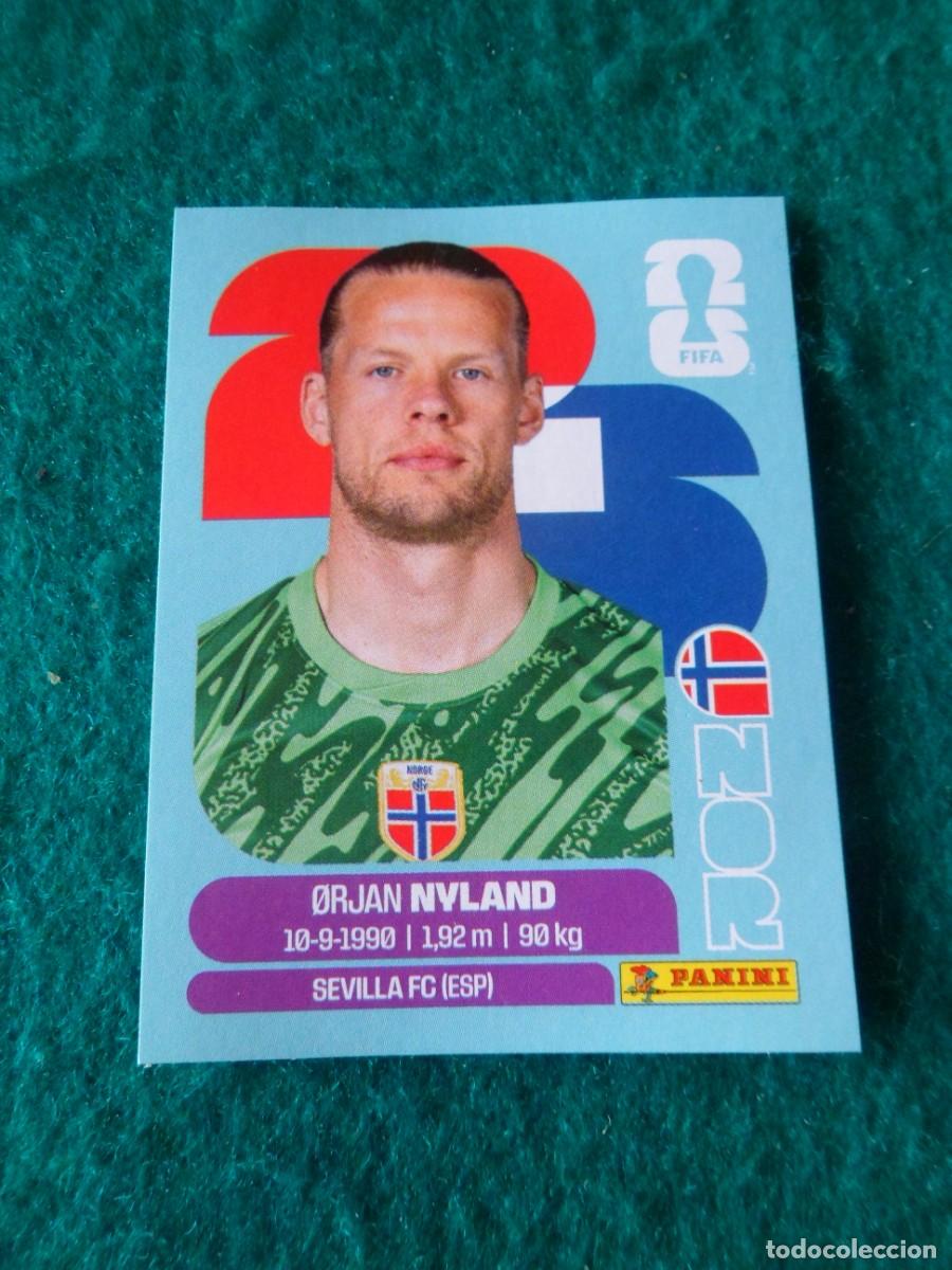 Figurine di Calcio: CROMO FIFA WORLD CUP 2026. PANINI. ORJAN NYLAND. NOR 2