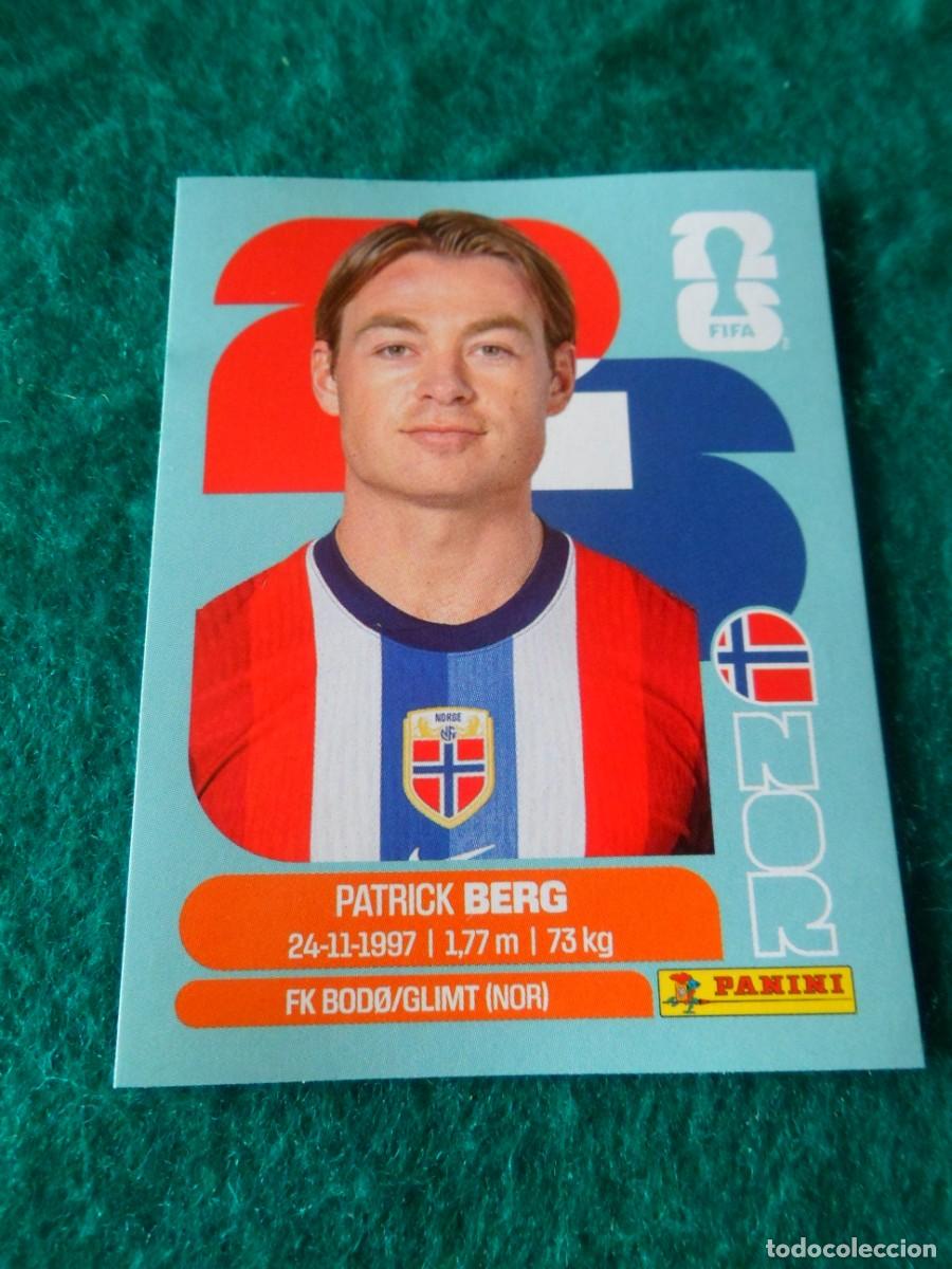Cromos de f&uacute;tbol: CROMO FIFA WORLD CUP 2026. PANINI. PATRICK BERG. NOR 14