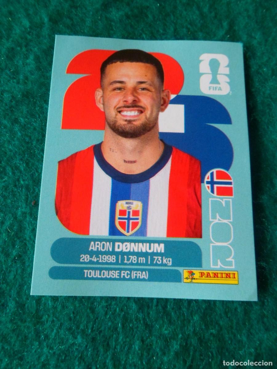 Cromos de f&uacute;tbol: CROMO FIFA WORLD CUP 2026. PANINI. ARON DONNUM. NOR 17