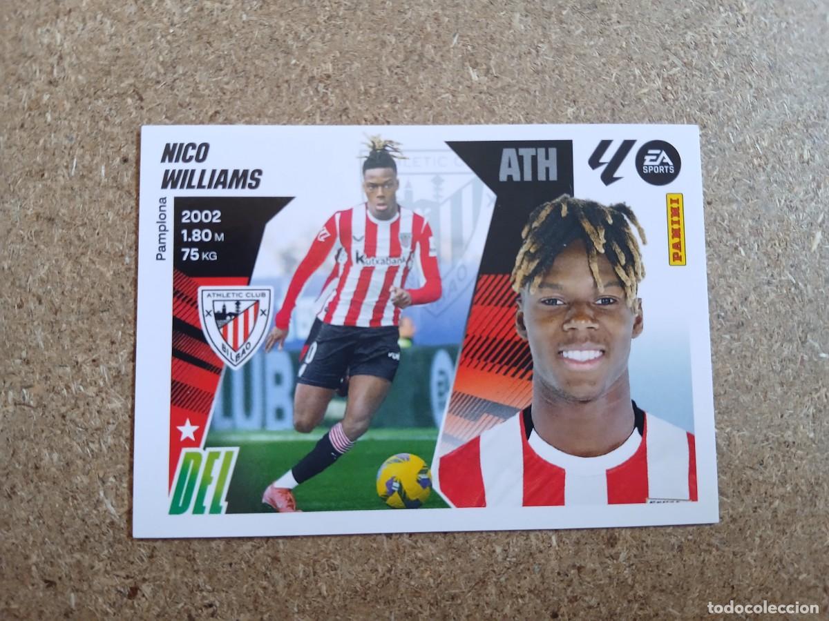 Cromos de f&uacute;tbol: NICO WILLIAMS - ATHLETIC CLUB BILBAO N&ordm; 16 LIGA ESTE 2025 2026 - 25 26