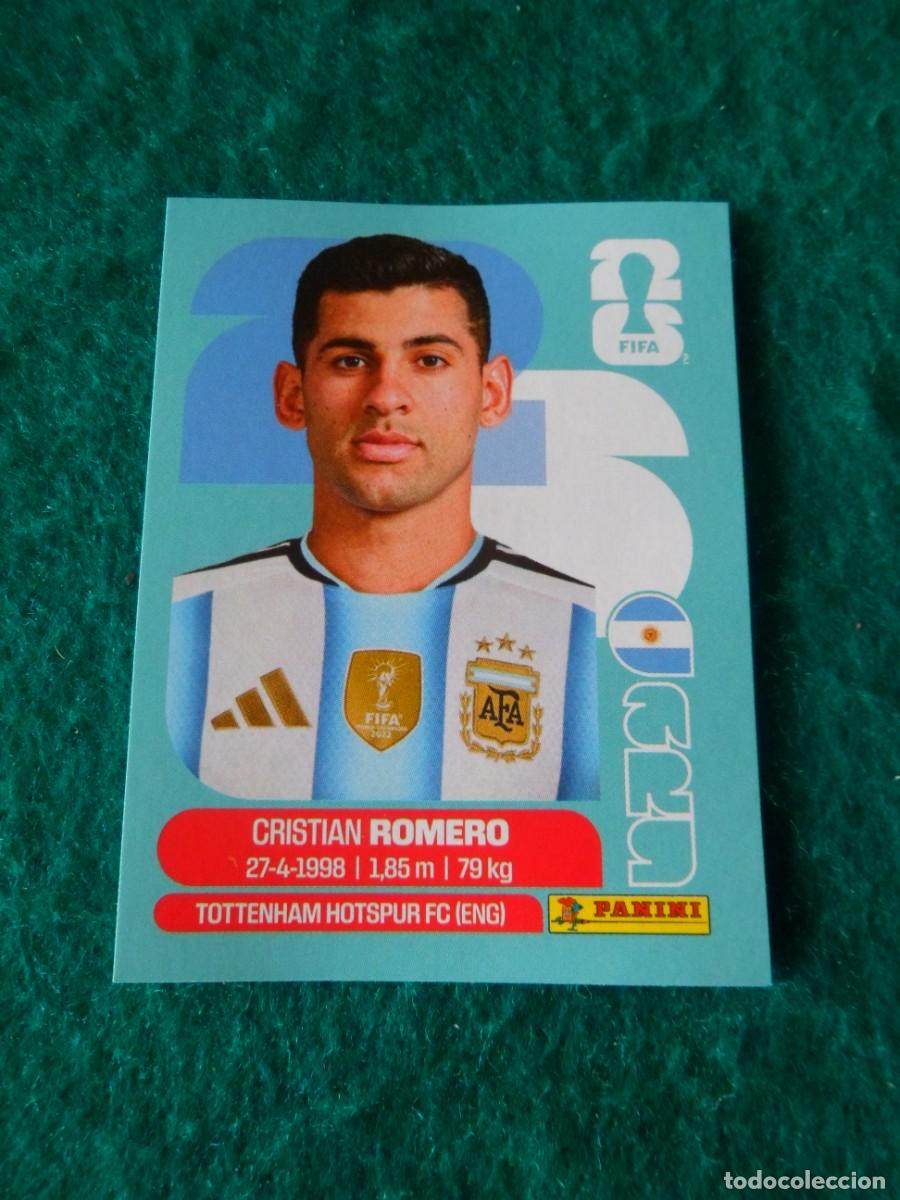 Cromos de f&uacute;tbol: CROMO FIFA WORLD CUP 2026. PANINI. CRISTIAN ROMERO. ARG 4