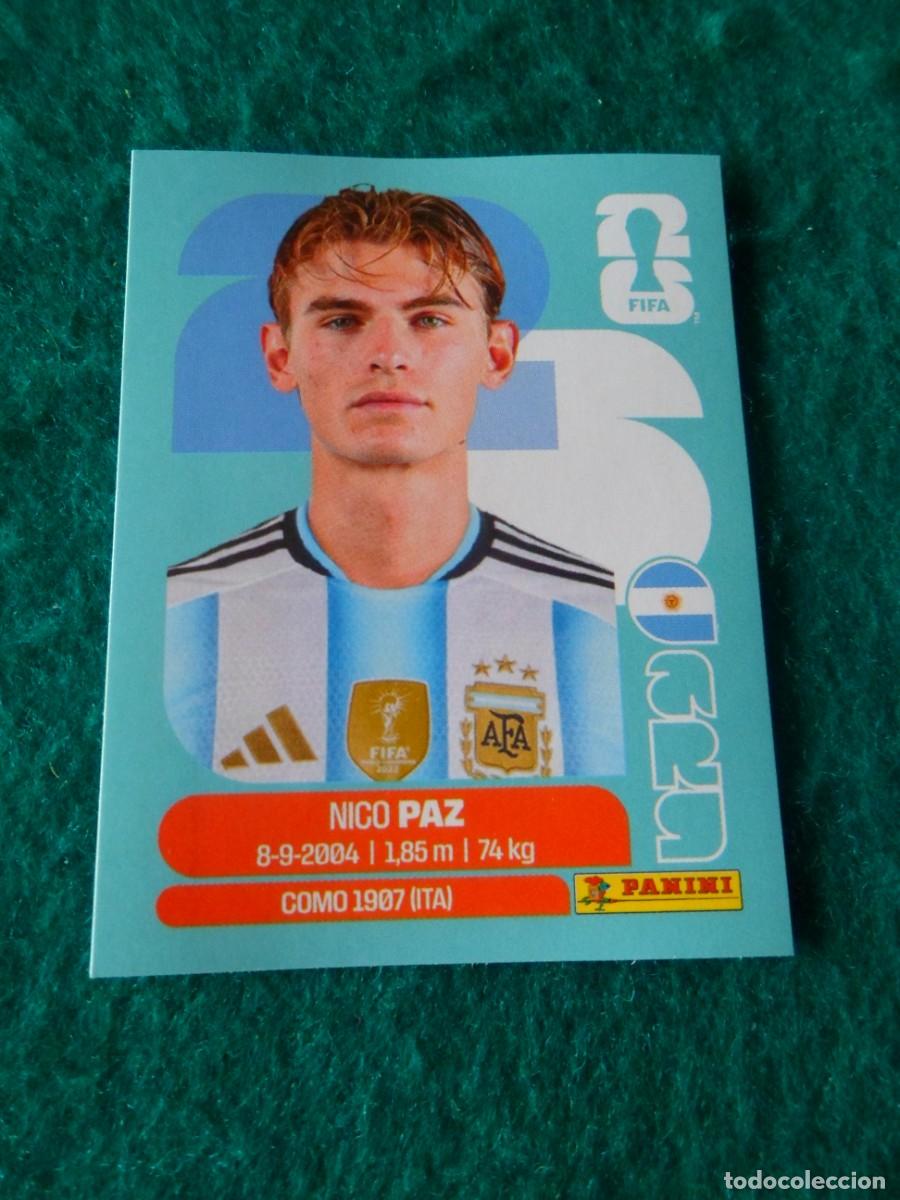 Cromos de f&uacute;tbol: CROMO FIFA WORLD CUP 2026. PANINI. NICO PAZ. ARG 14