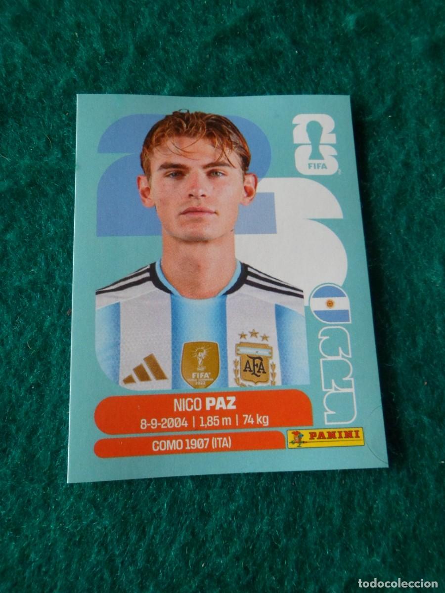 Cromos de f&uacute;tbol: CROMO FIFA WORLD CUP 2026. PANINI. NICO PAZ. ARG 14