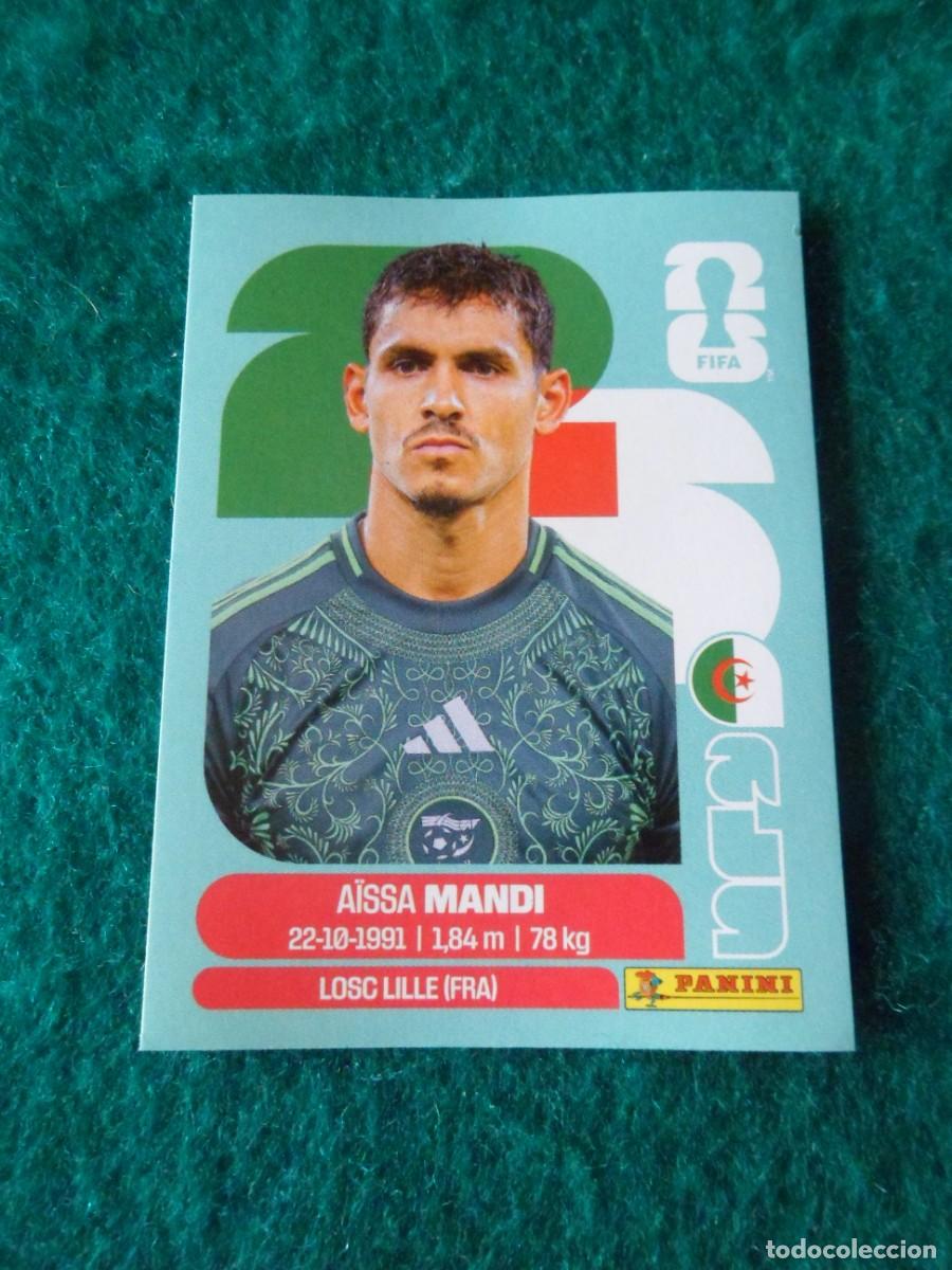 Cromos de f&uacute;tbol: CROMO FIFA WORLD CUP 2026. PANINI. A&Iuml;SSA MANDI. ALG 7