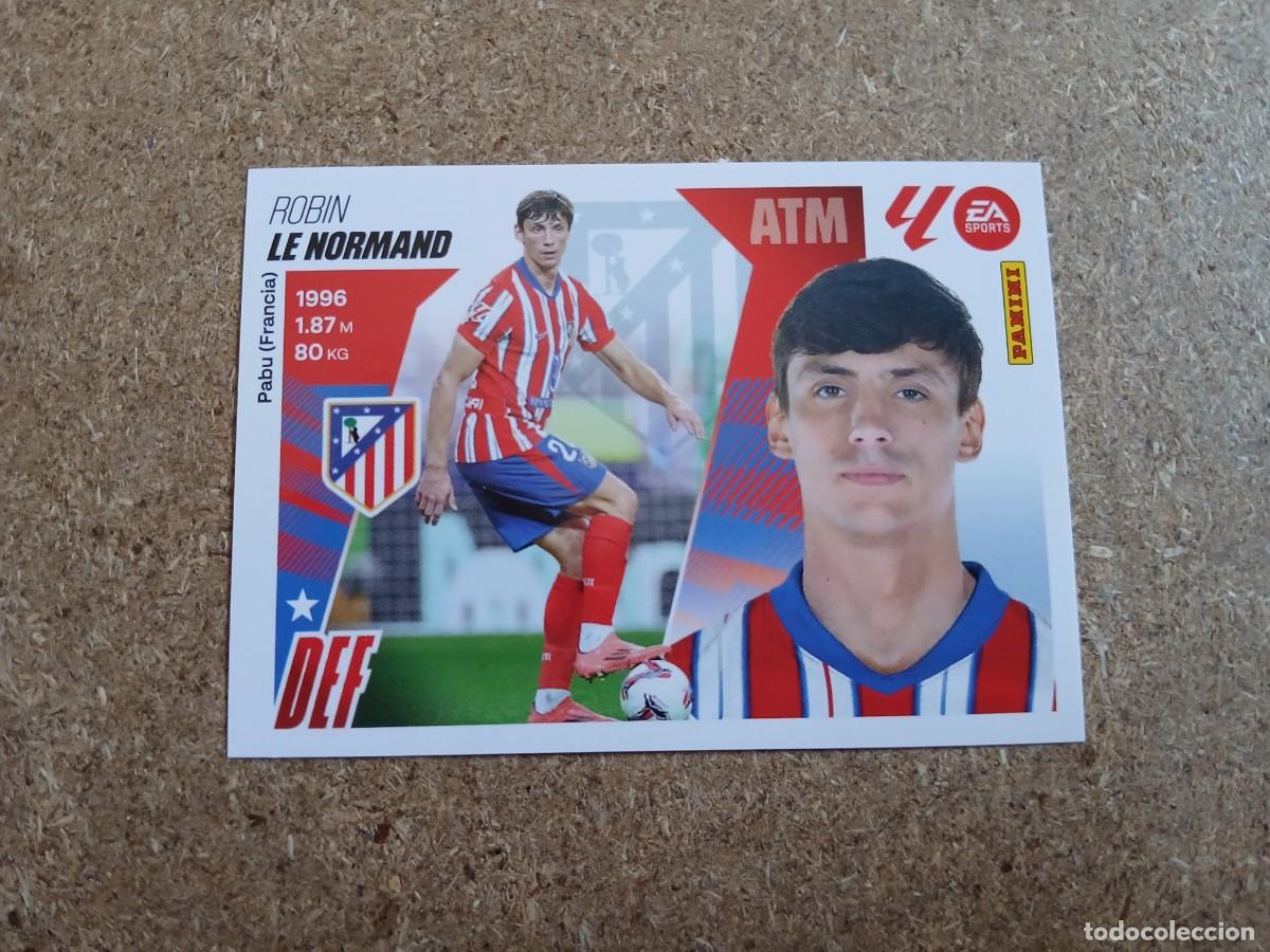 Cromos de f&uacute;tbol: ROBIN LE NORMAND - ATLETICO DE MADRID N&ordm; 7 LIGA ESTE 2025 2026 - 25 26