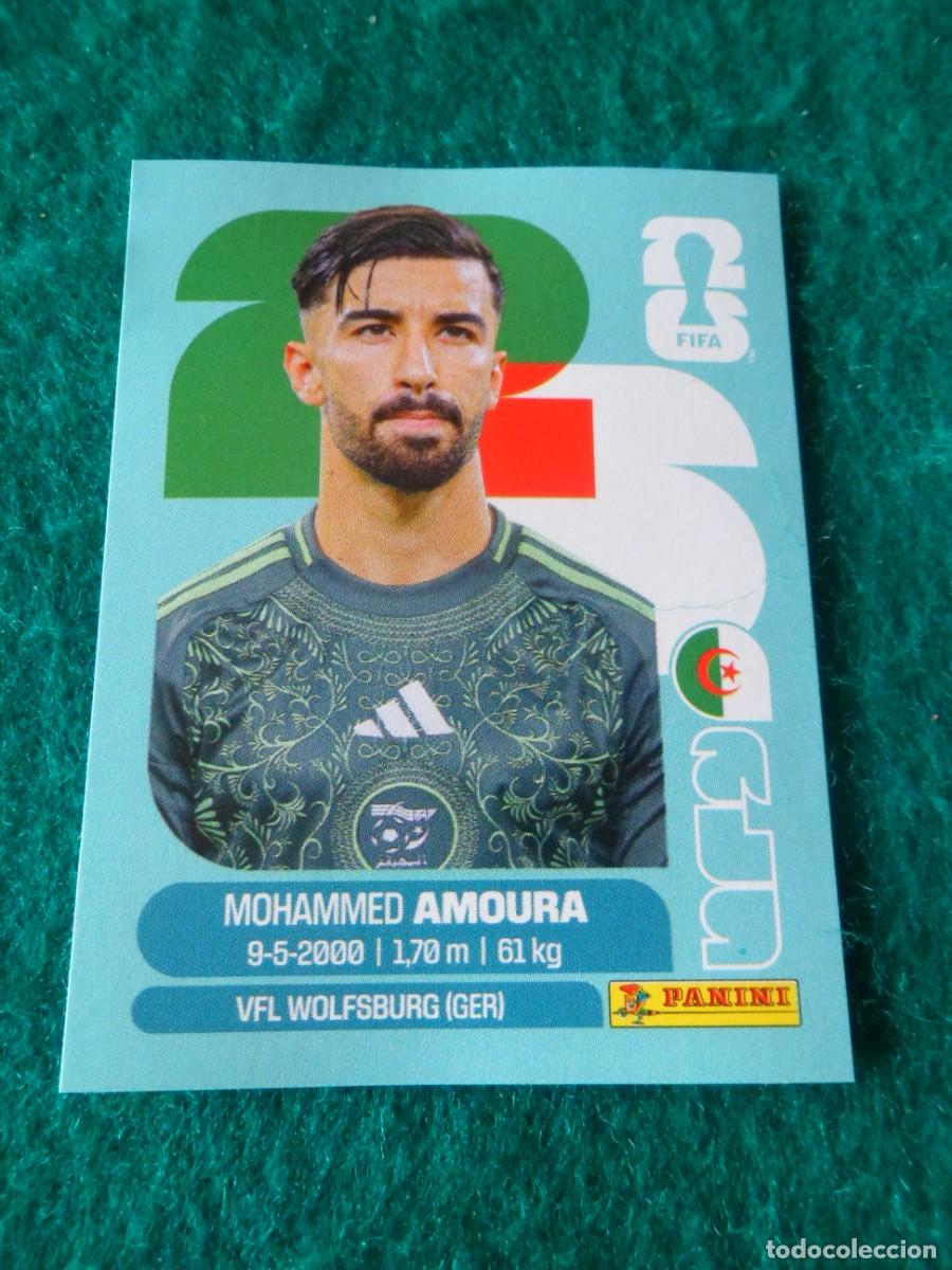 Cromos de f&uacute;tbol: CROMO FIFA WORLD CUP 2026. PANINI. MOHAMED AMOURA. ALG 20