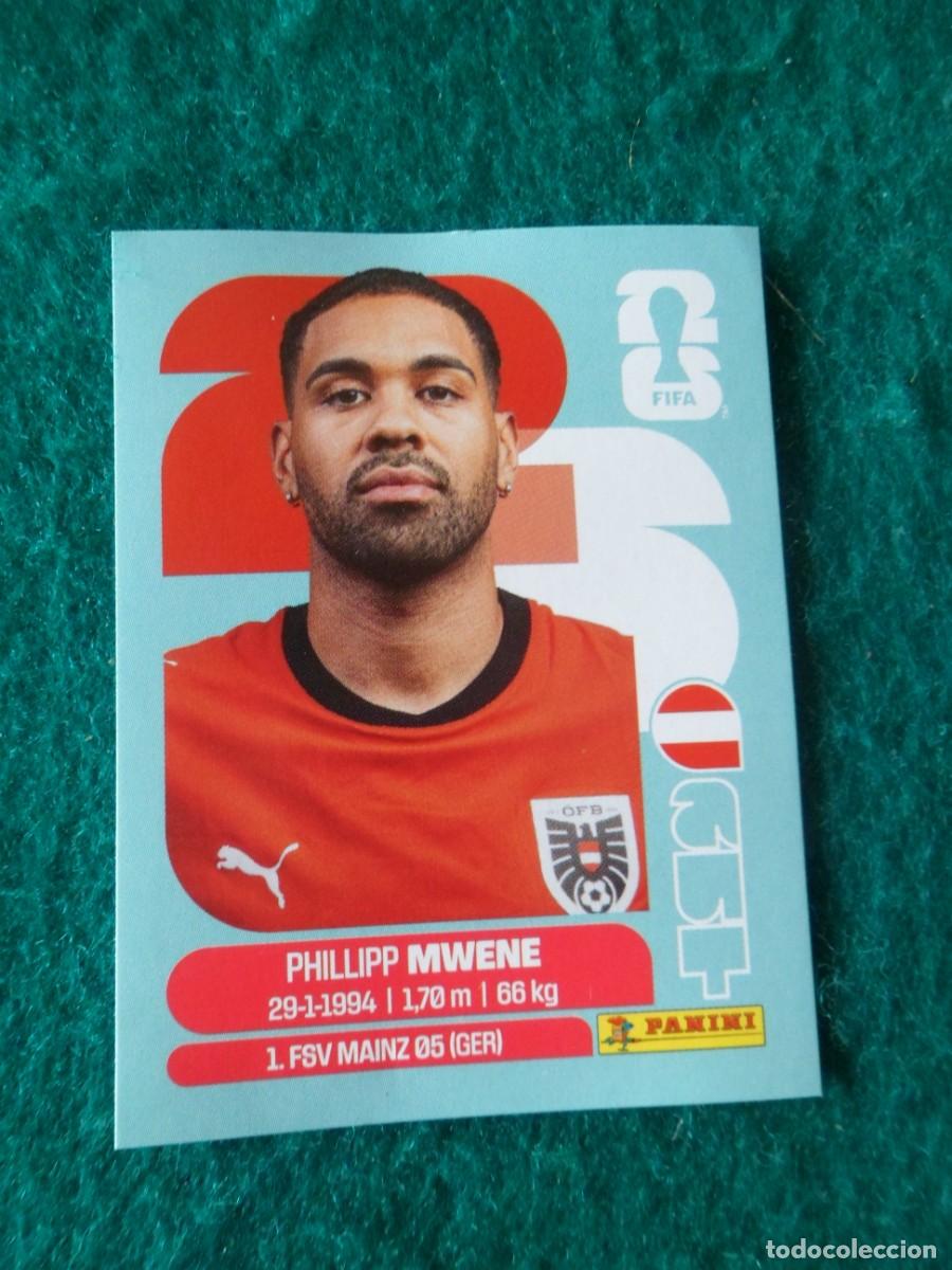 Cromos de f&uacute;tbol: CROMO FIFA WORLD CUP 2026. PANINI. PHILLIPP MWENE. AUT 8