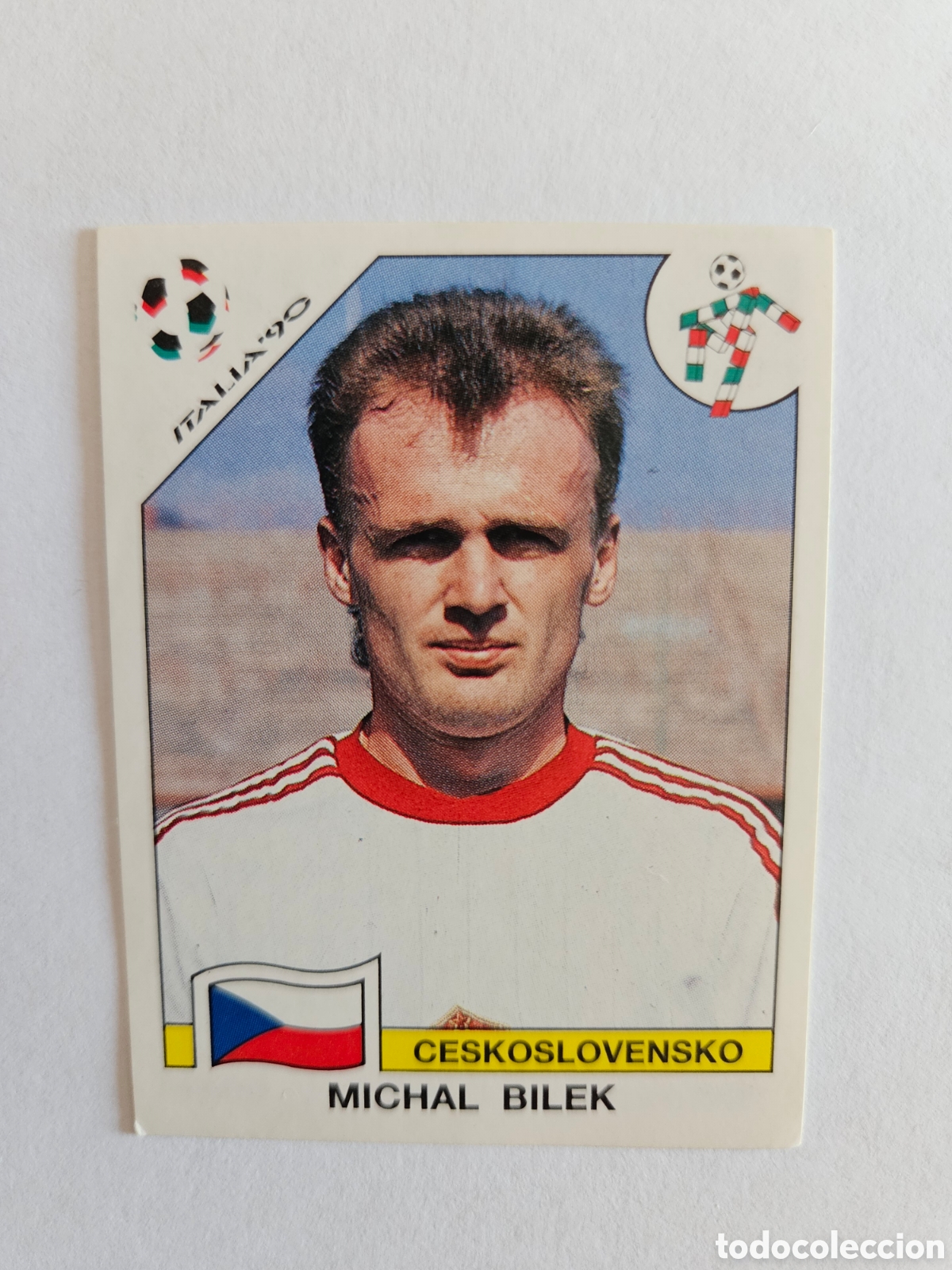 Cromos de f&uacute;tbol: MICHAL BILEK CHECOSLOVAQUIA 88 MUNDIAL ITALIA 1990 90 PANINI NUNCA PEGADO SIN PEGAR