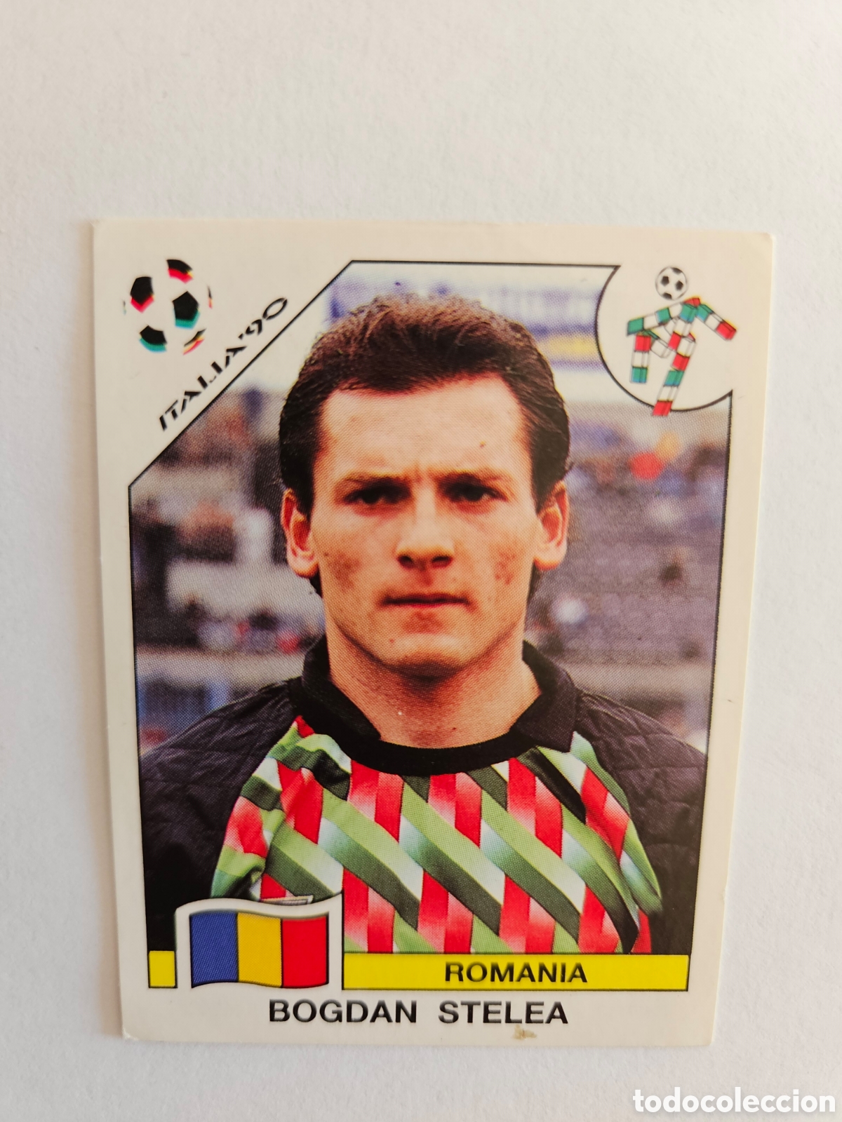 Cromos de f&uacute;tbol: Cromo panini mundial Italia 90 n&uacute;mero 154 Stelea - Stickers album world cup Italy 1990