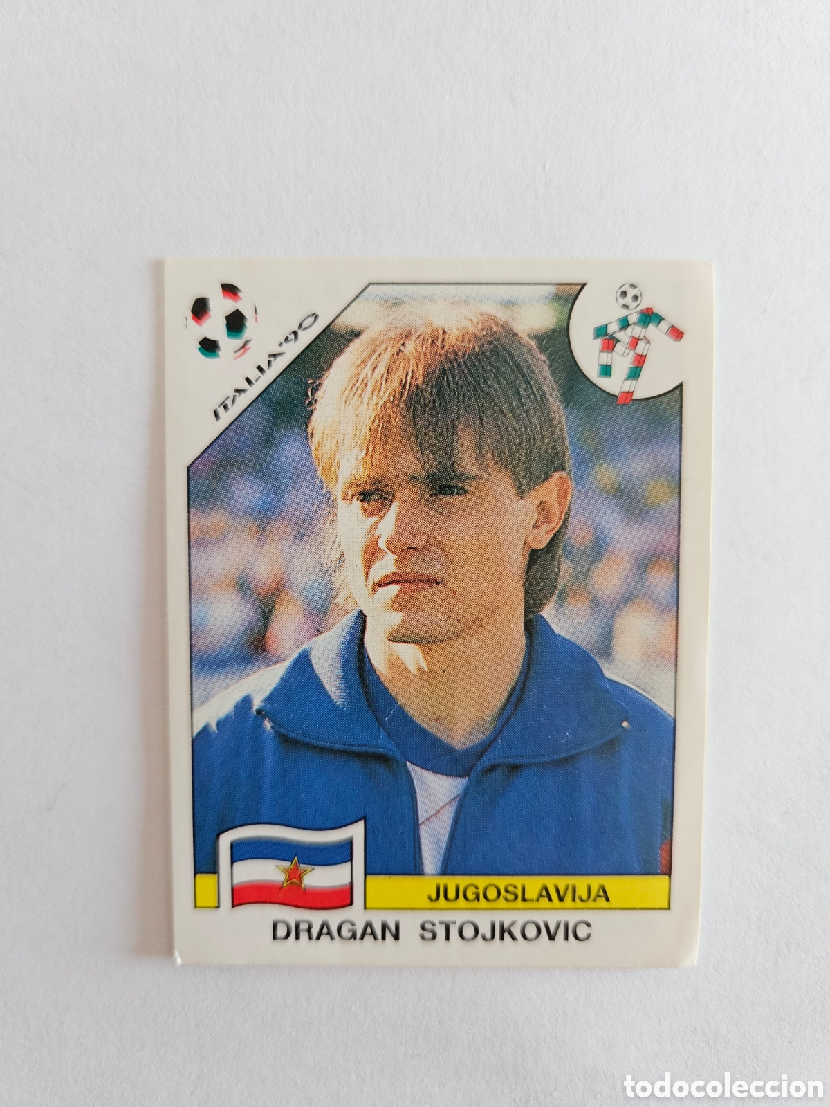 Cromos de f&uacute;tbol: DRAGAN STOJKOVIC SELECCION YUGOSLAVIA 279 MUNDIAL ITALIA 1990 90 PANINI NUNCA PEGADO SIN PEGAR