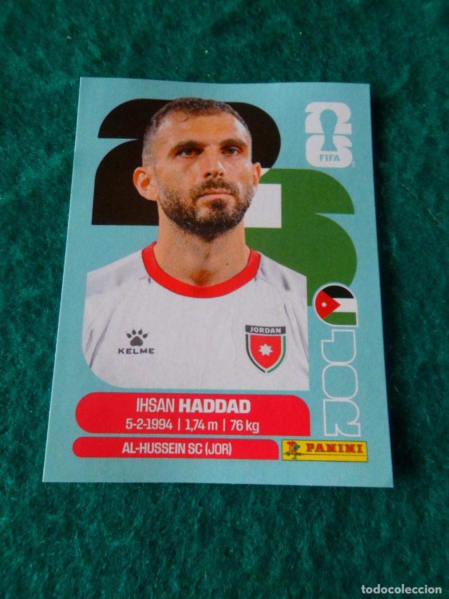Cromos de f&uacute;tbol: CROMO FIFA WORLD CUP 2026. PANINI. IHSAN HADDAD. JOR 3