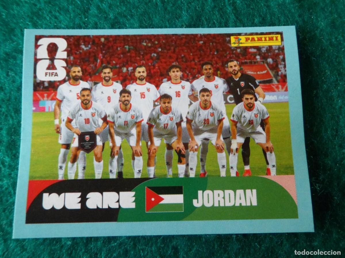 Cromos de f&uacute;tbol: CROMO FIFA WORLD CUP 2026. PANINI. EQUIPO (TEAM) JORDANIA. JOR 13