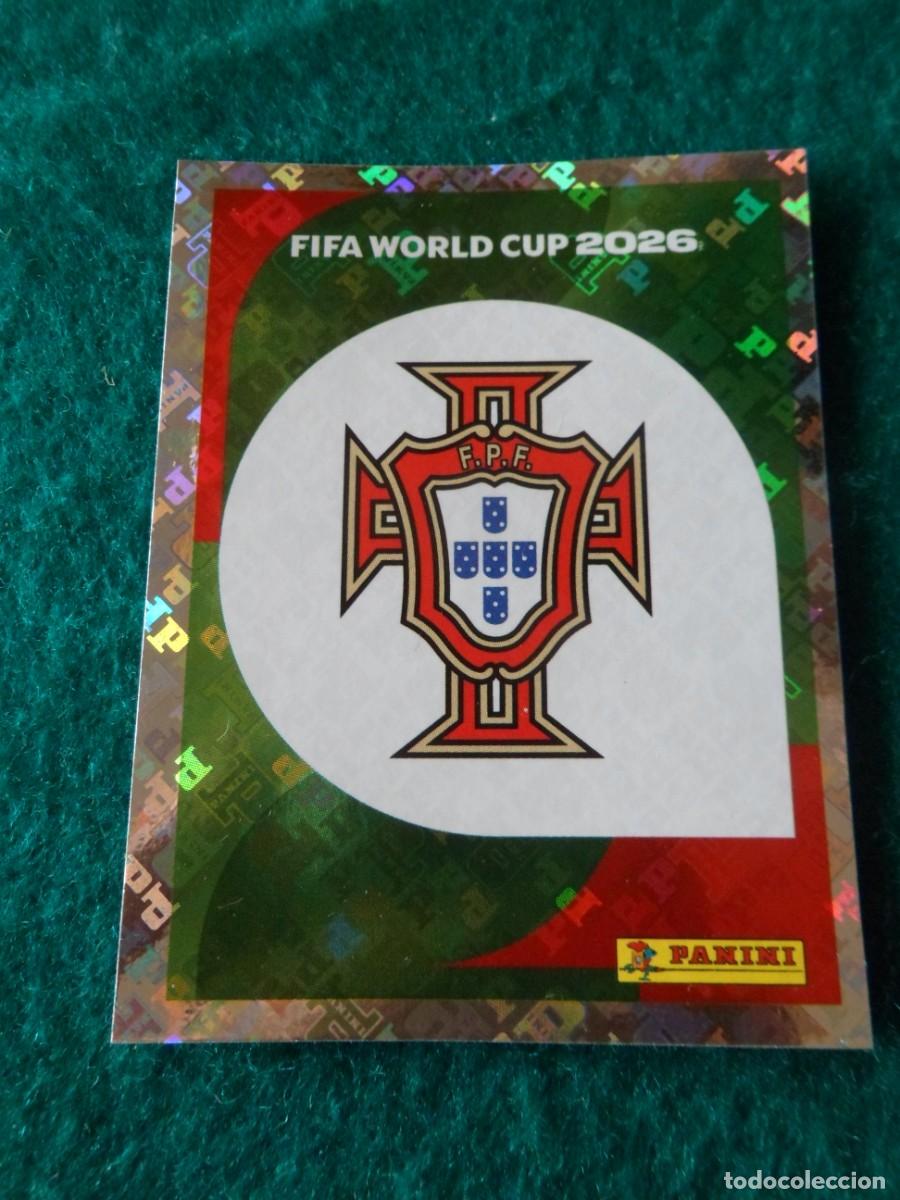 Cromos de f&uacute;tbol: CROMO FIFA WORLD CUP 2026. PANINI. LOGO PORTUGAL. POR 1