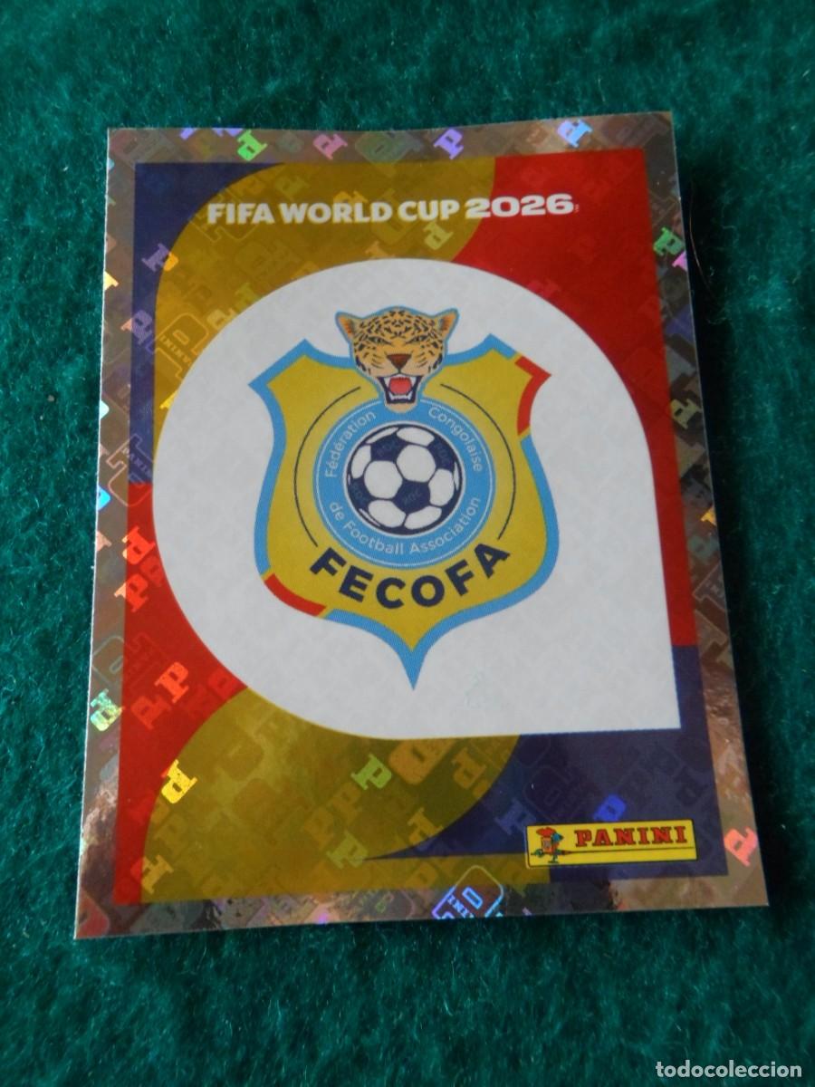 Figurine di Calcio: CROMO FIFA WORLD CUP 2026. PANINI. LOGO REP&Uacute;BLICA DEMOCR&Aacute;TICA DEL CONGO. COD 1