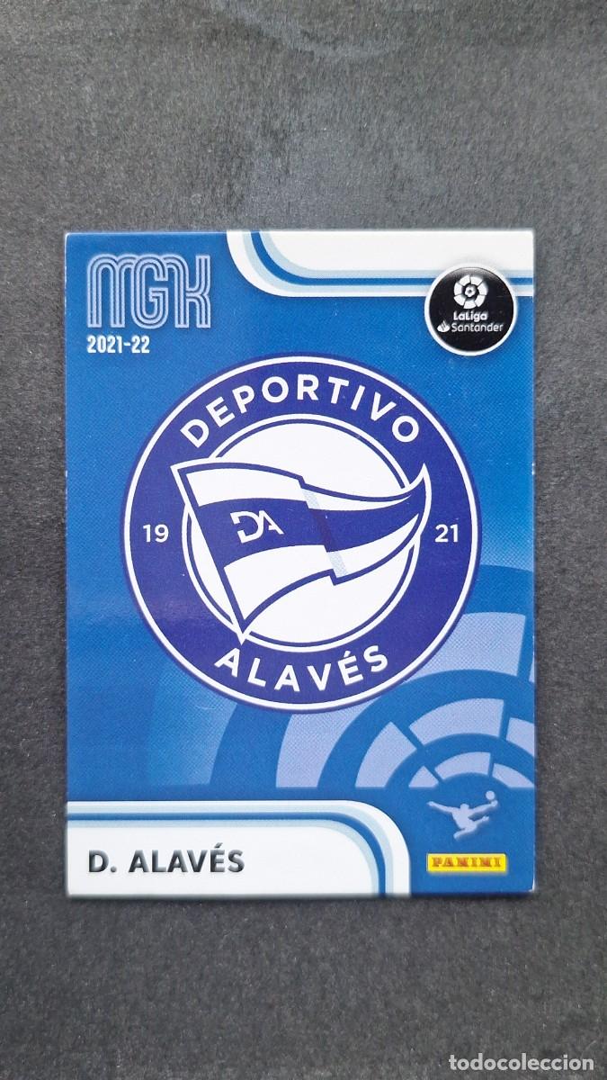 Cromos de f&uacute;tbol: L1 ESCUDO DEPORTIVO ALAVES 1 PANINI MEGACRACKS 2021 2022 21 22