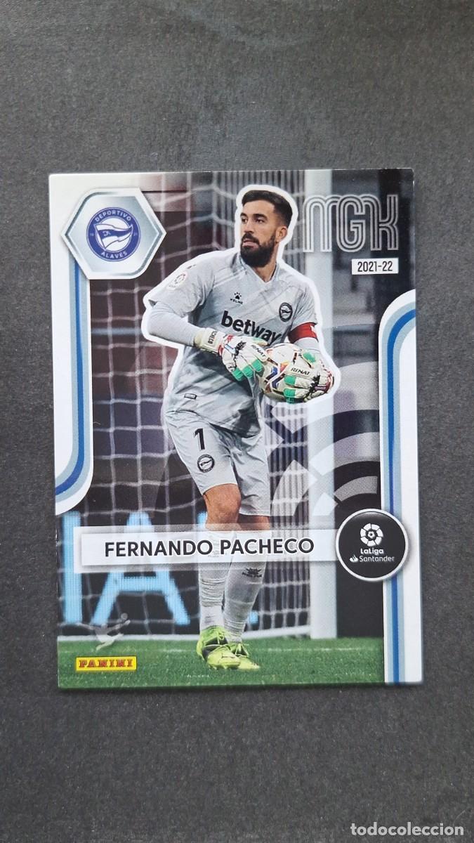 Cromos de f&uacute;tbol: L1 FERNANDO PACHECO DEPORTIVO ALAVES 2 PANINI MEGACRACKS 2021 2022 21 22