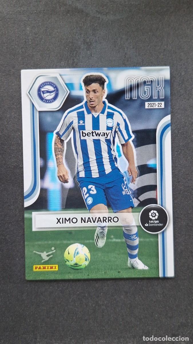 Cromos de f&uacute;tbol: L1 XIMO NAVARRO DEPORTIVO ALAVES 5 PANINI MEGACRACKS 2021 2022 21 22