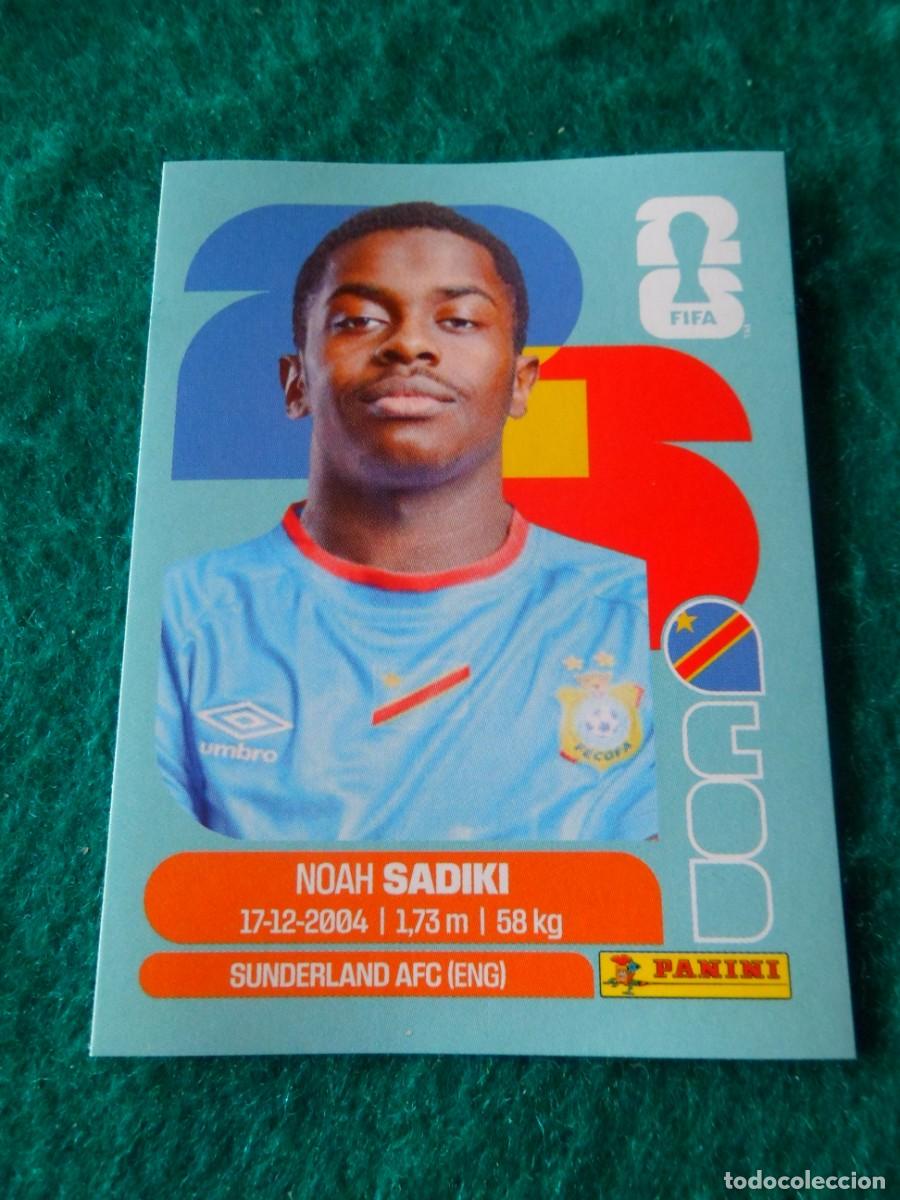 Cromos de f&uacute;tbol: CROMO FIFA WORLD CUP 2026. PANINI. NOAH SADIKI. COD 12