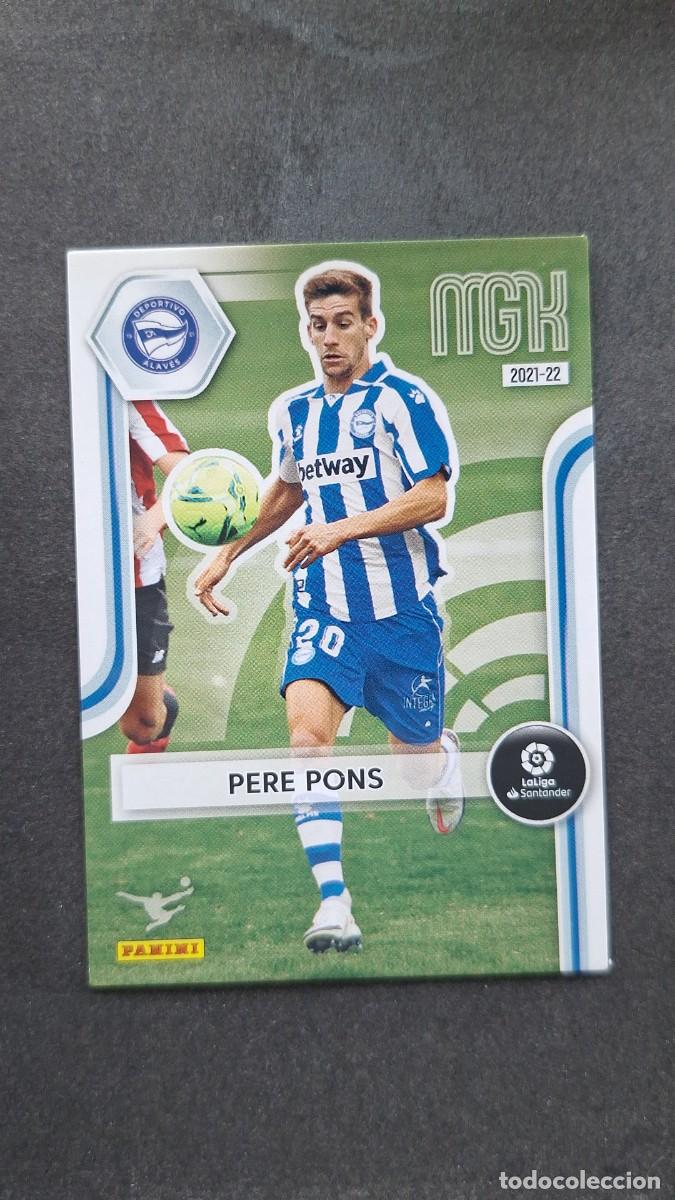Cromos de f&uacute;tbol: L1 PERE PONS DEPORTIVO ALAVES 12 PANINI MEGACRACKS 2021 2022 21 22