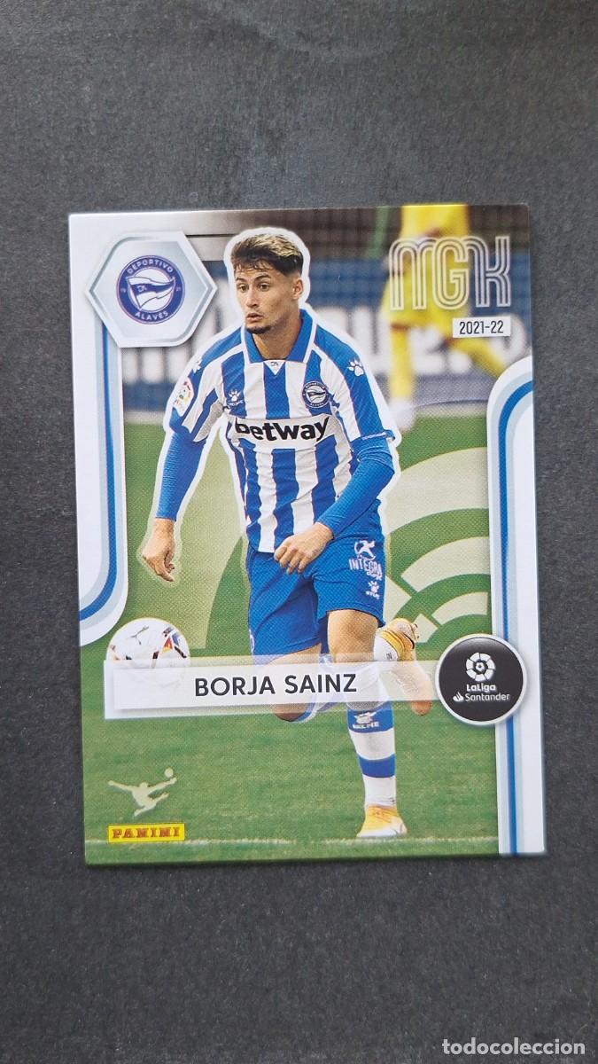 Cromos de f&uacute;tbol: L1 BORJA SAINZ DEPORTIVO ALAVES 14 PANINI MEGACRACKS 2021 2022 21 22