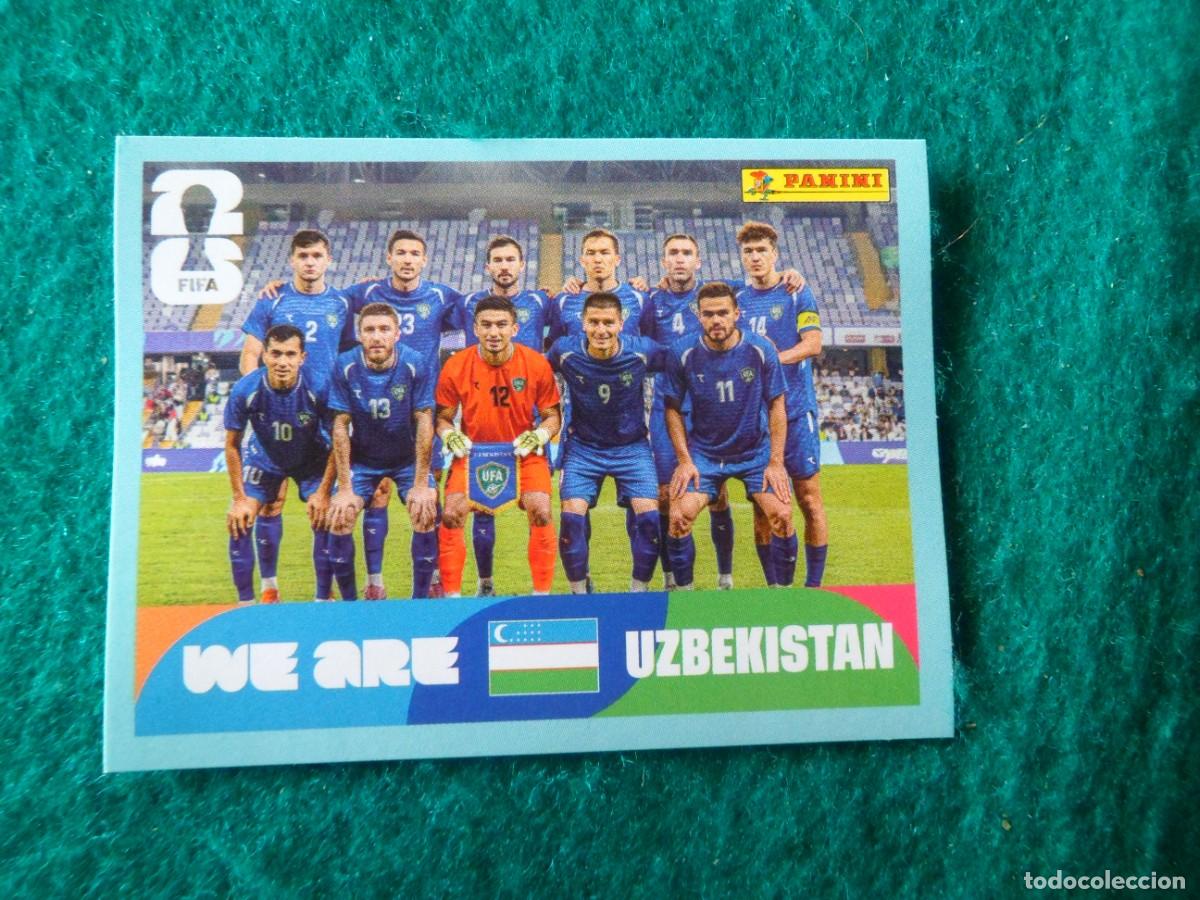 Figurine di Calcio: CROMO FIFA WORLD CUP 2026. PANINI. EQUIPO (TEAM) UZBEKISTAN. UZB 13
