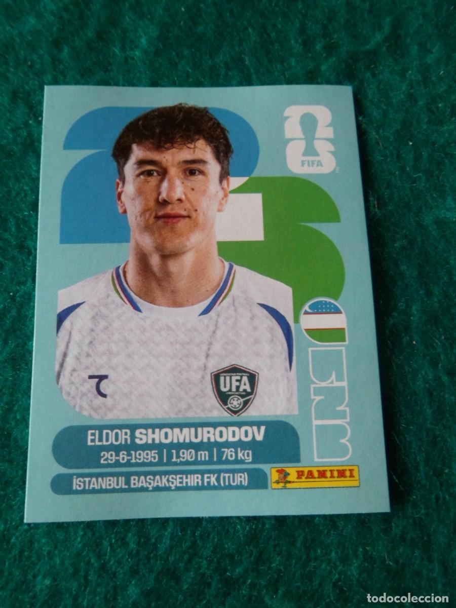 Fu&szlig;ball-Sticker: CROMO FIFA WORLD CUP 2026. PANINI. ELDOR SHOMURODOV. UZB 16