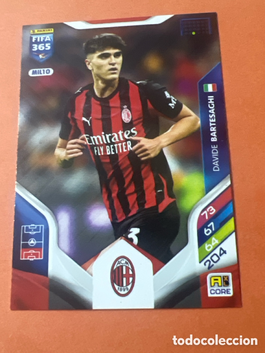 Cromos de f&uacute;tbol: C3034. MIL10 DAVIDE BARTESAGHI (MILAN) PANINI ADRENALYN XL FIFA 365 2026 26